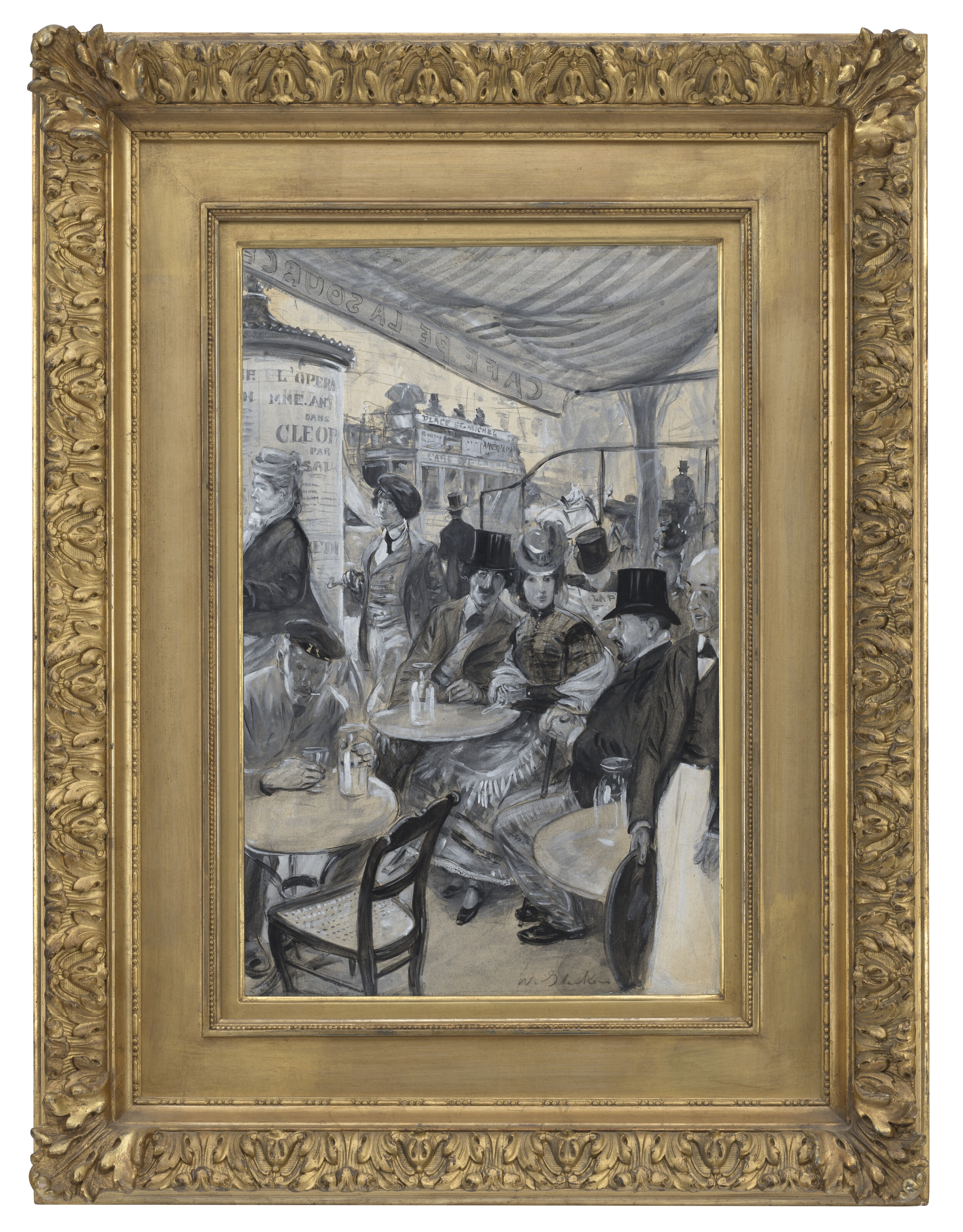William Glackens — "В те дни я часто бродил по бульвару без единого су в кармане"., изображение 2