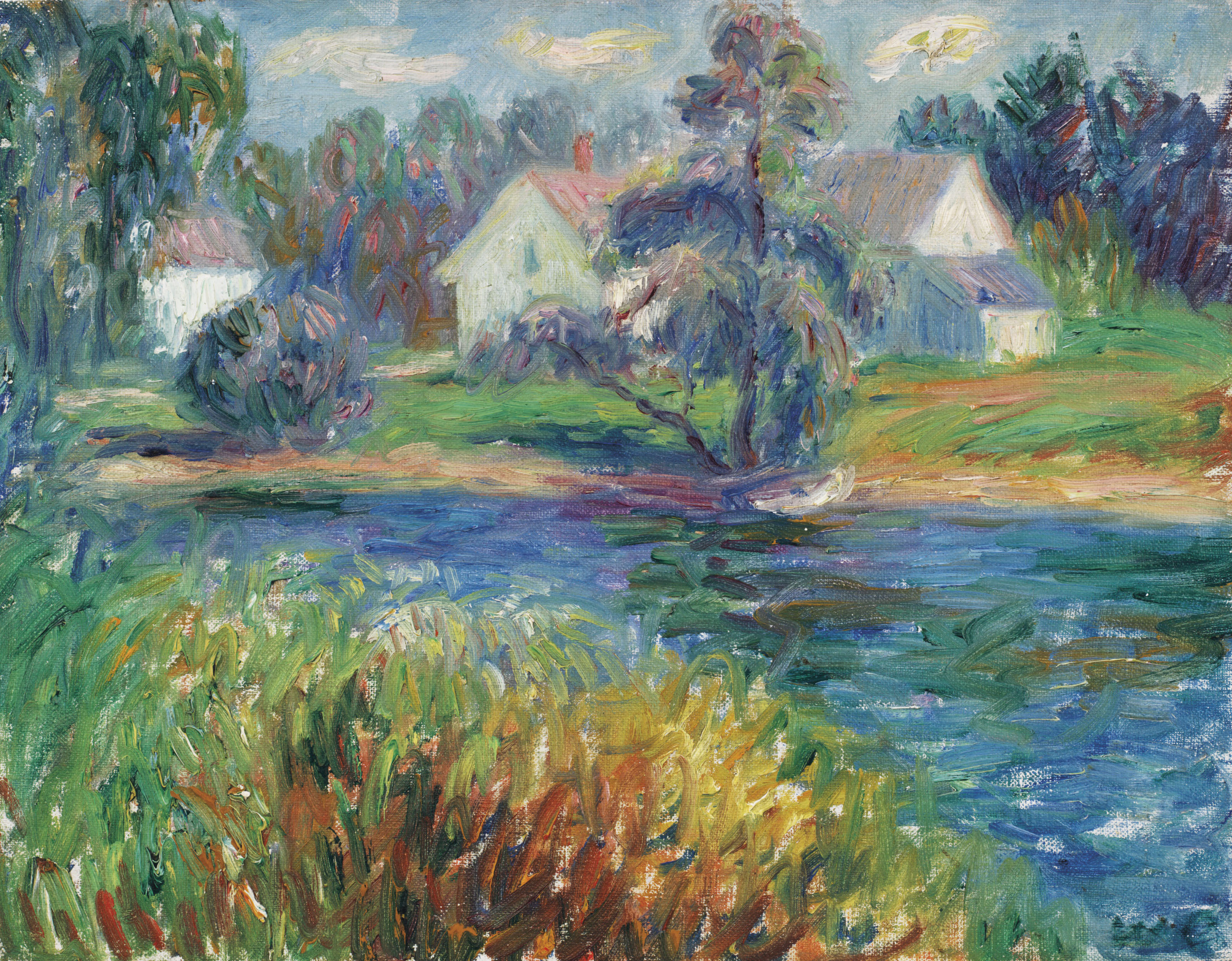 William Glackens — Пруд Конвей