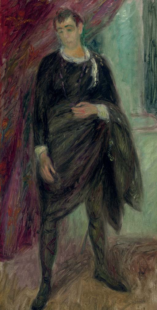 William Glackens — Шекспировский актер (Уолтер Хэмпден в роли Гамлета)