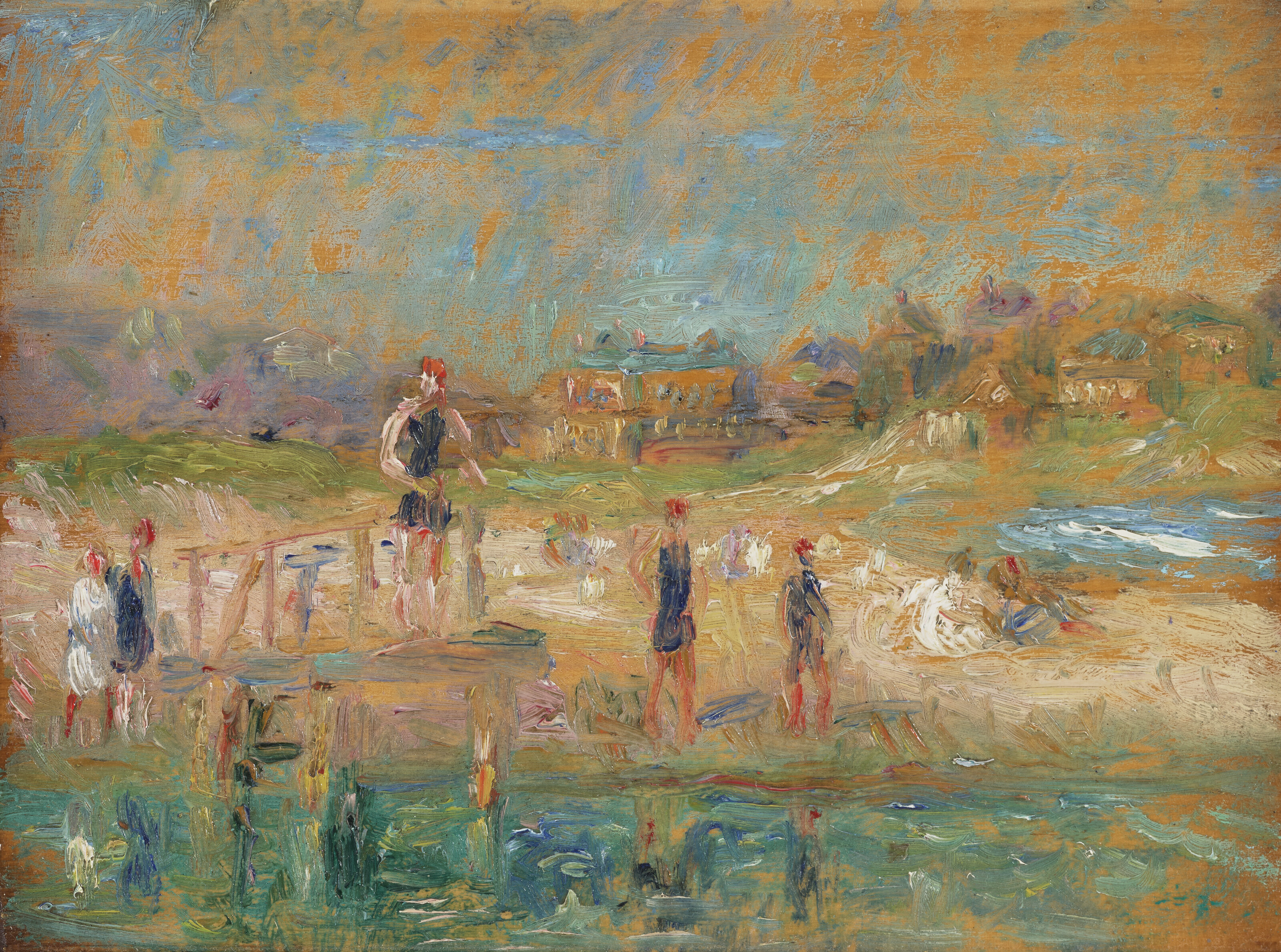 William Glackens — Купальщики