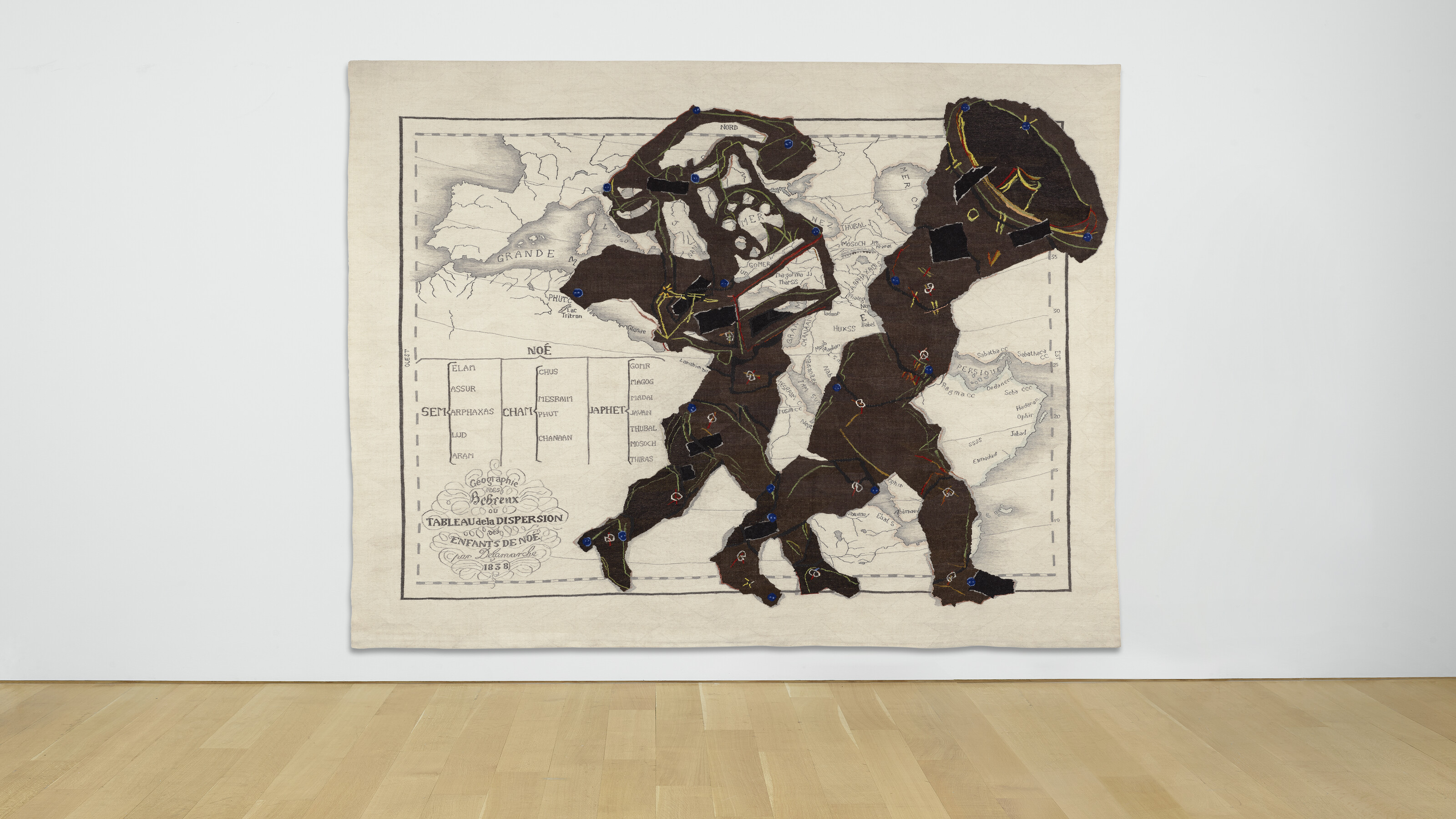 William Kentridge — Серия Портера: "География евреев и картина рассеяния детей Ноя", изображение 2