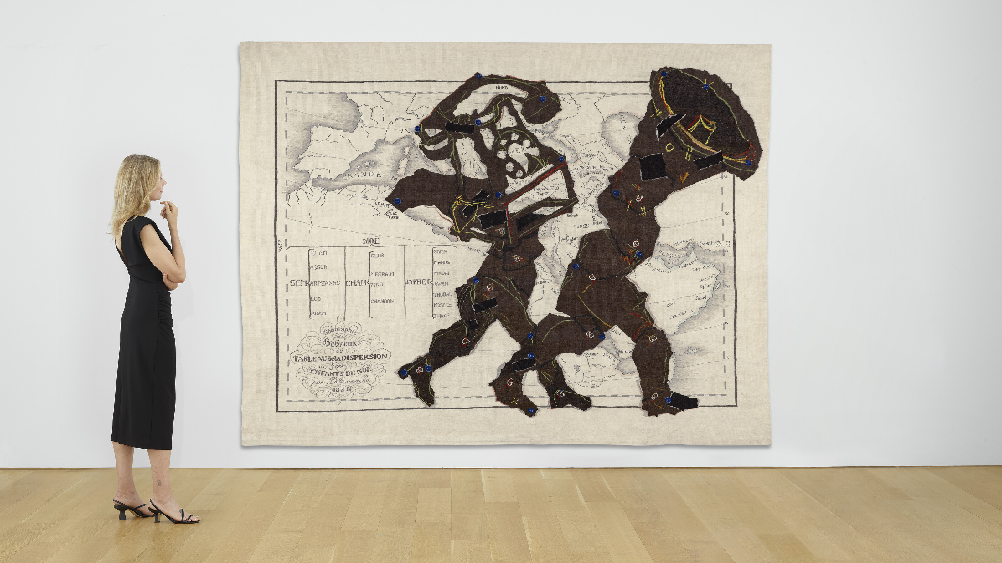 William Kentridge — Серия Портера: "География евреев и картина рассеяния детей Ноя", изображение 3
