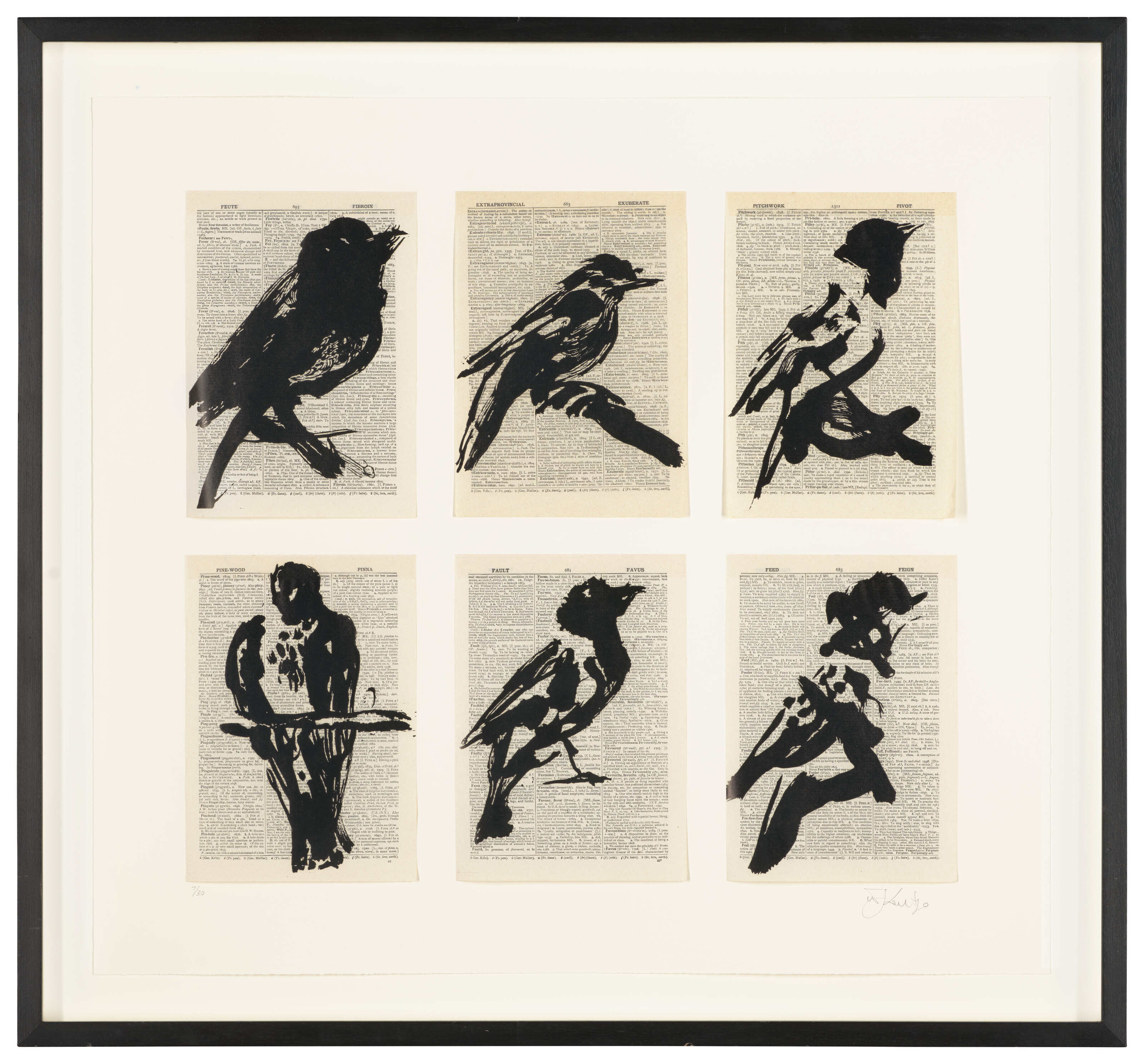 William Kentridge — Универсальные архивы (шесть птиц), изображение 2