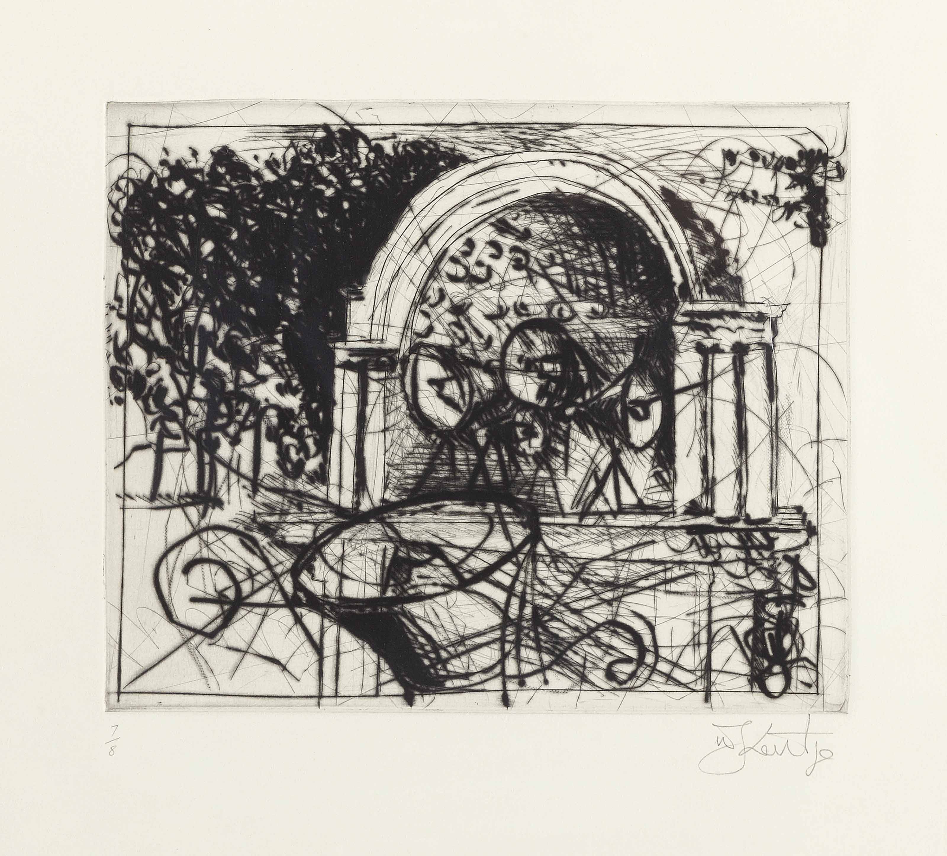 William Kentridge — Без названия (группа из Центрального парка)