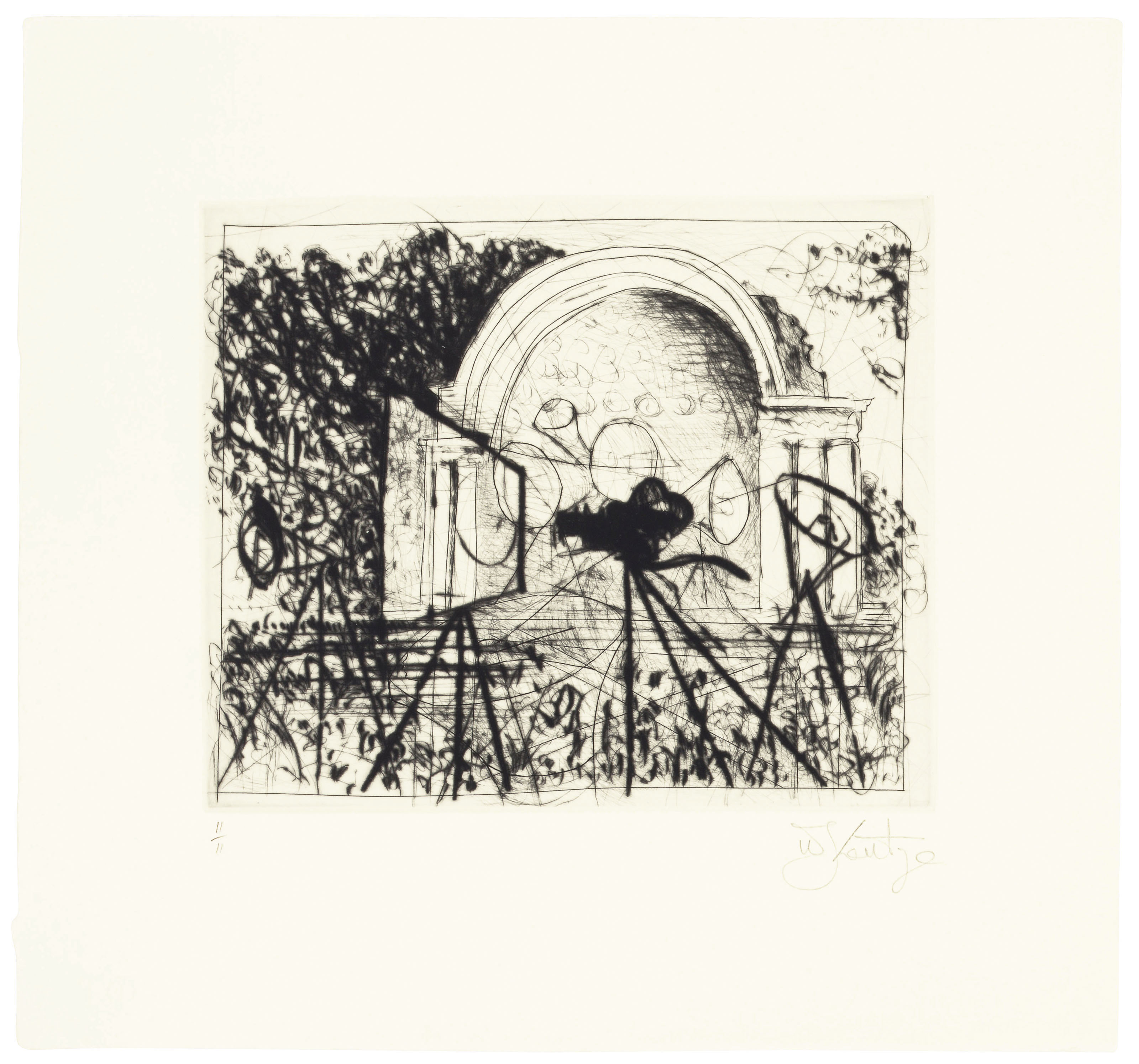 William Kentridge — Без названия (группа из Центрального парка)