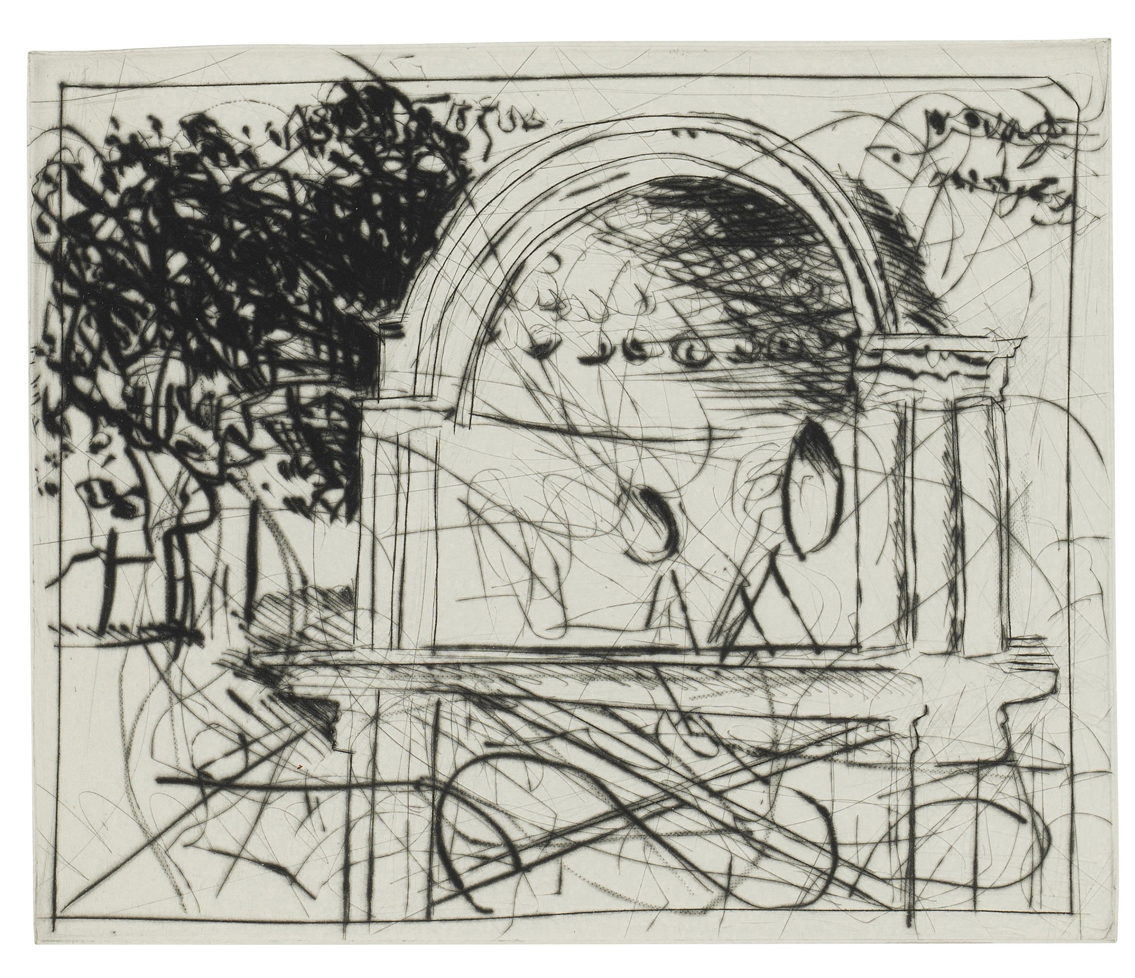 William Kentridge — Без названия (группа из Центрального парка)