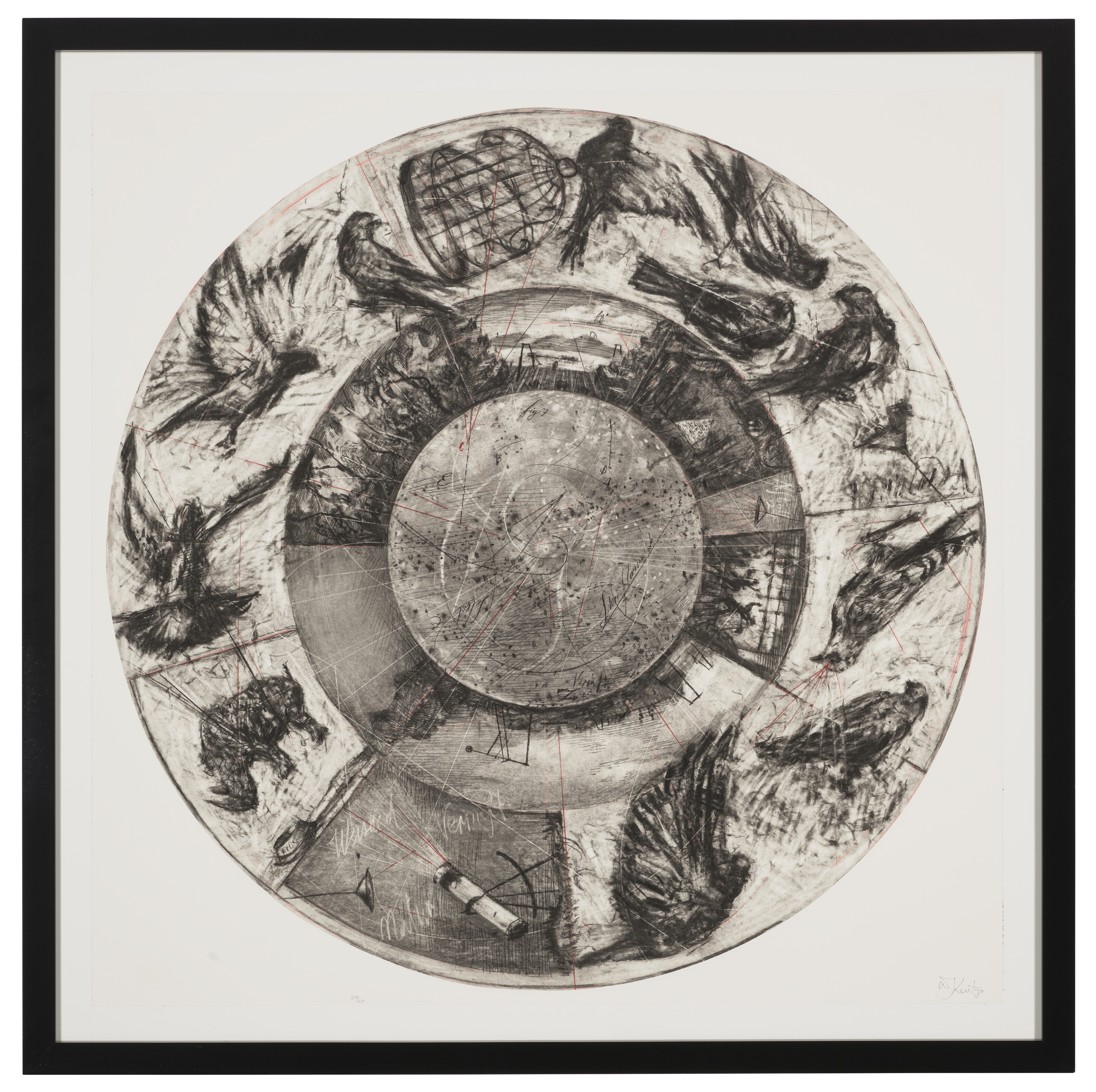 William Kentridge — Тондо музыкальной шкатулки, изображение 2