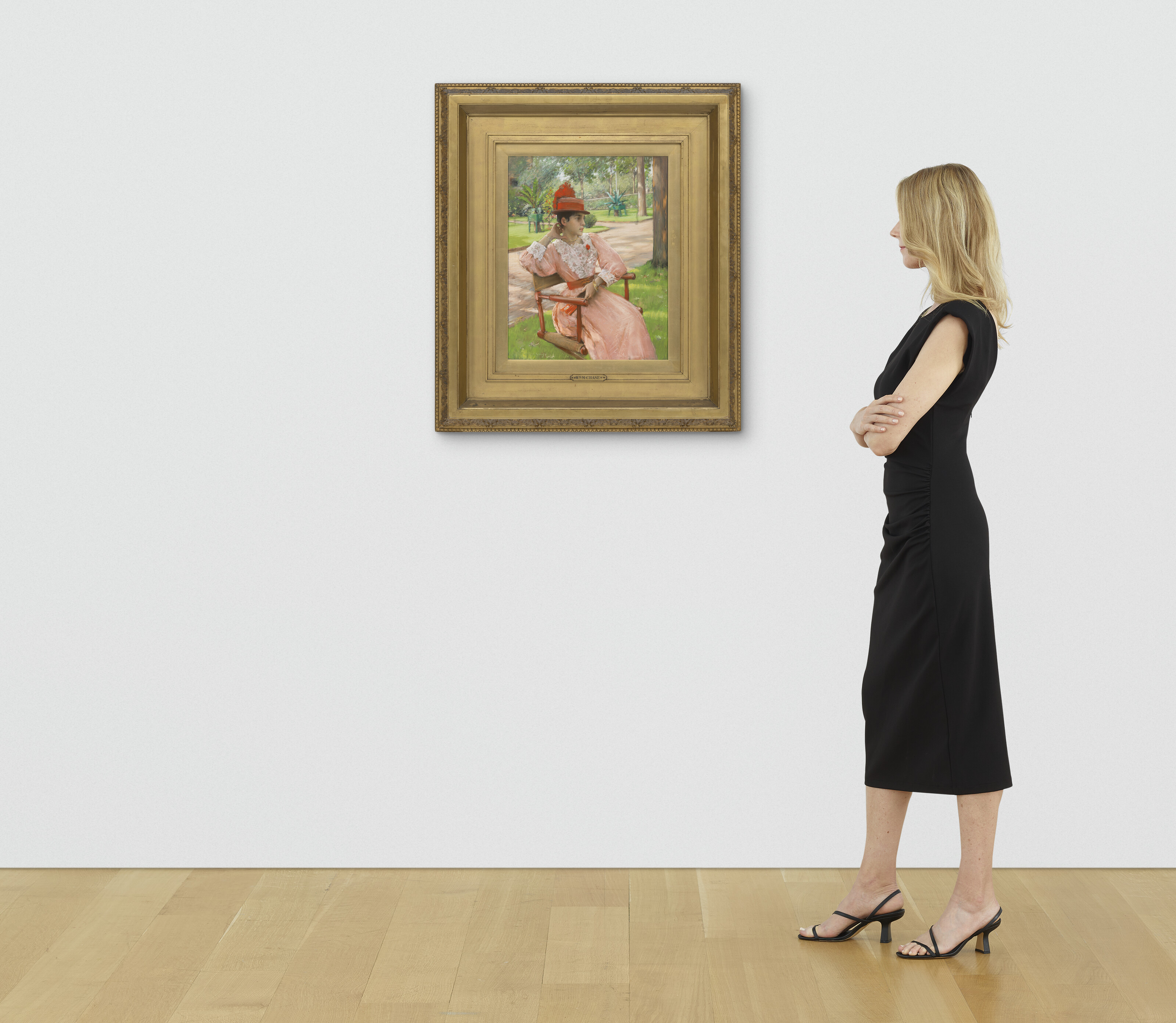 William Merritt Chase — Послеобеденный отдых в парке, изображение 4