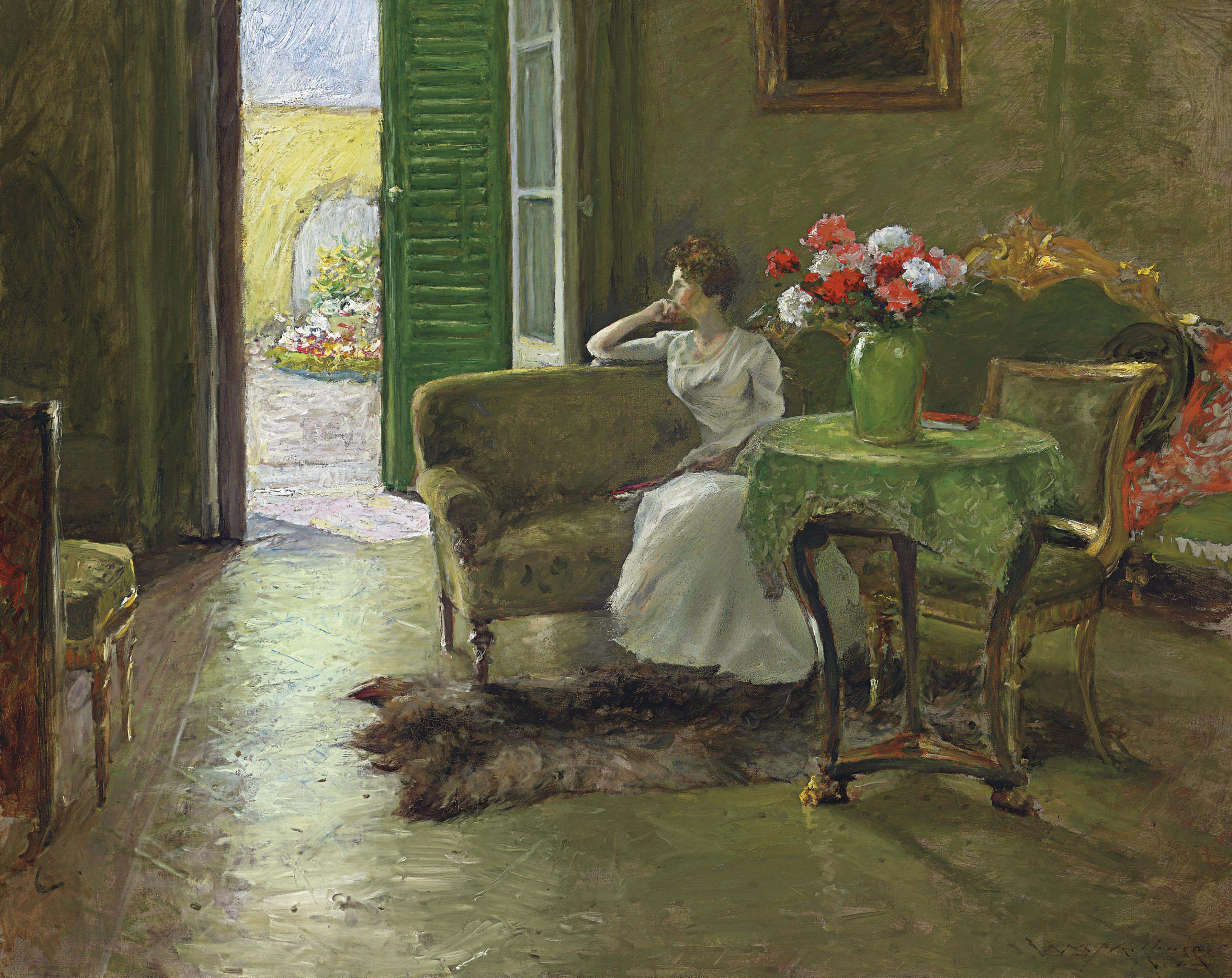 William Merritt Chase — Воспоминание: На итальянской вилле