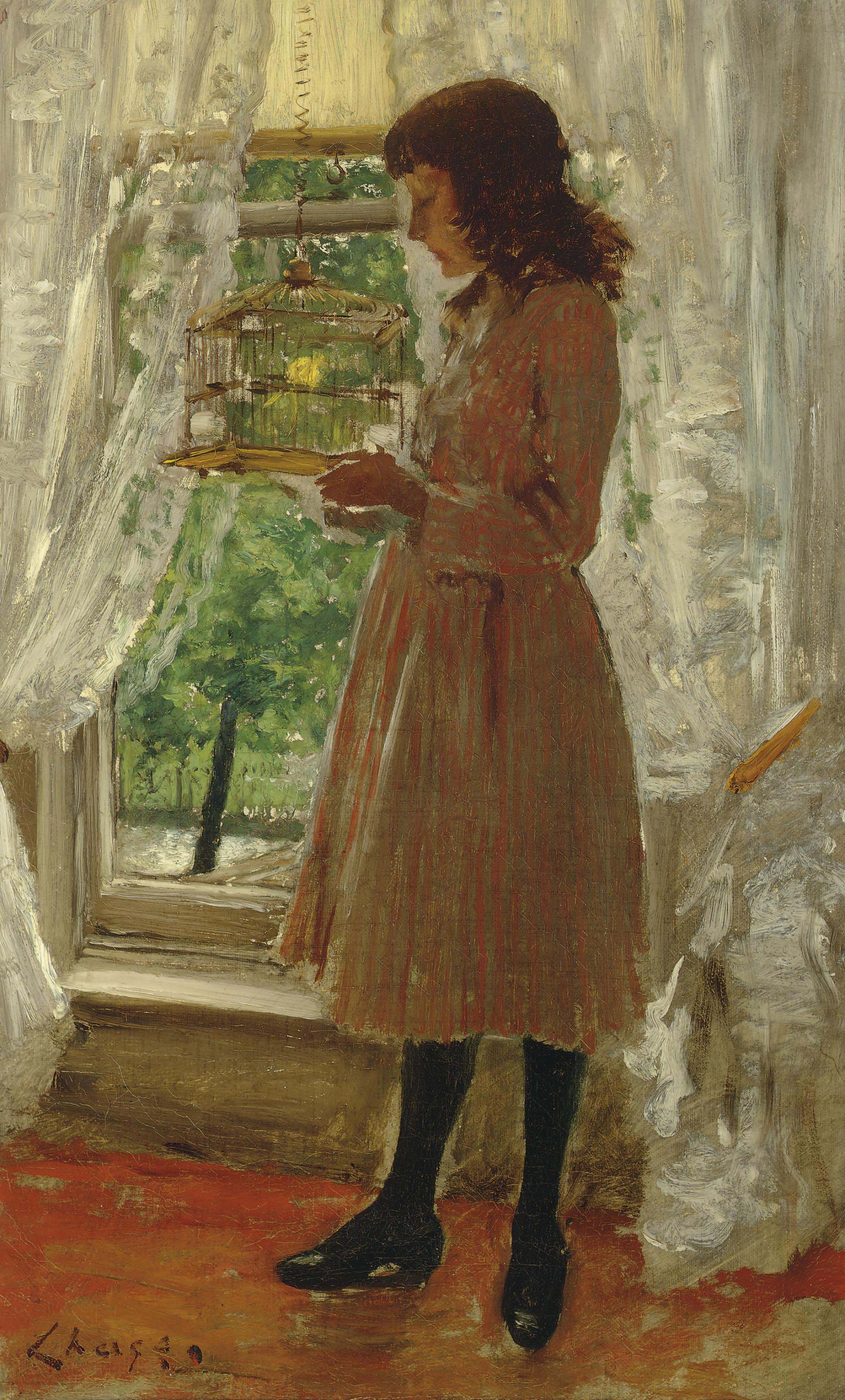 William Merritt Chase — Домашняя канарейка