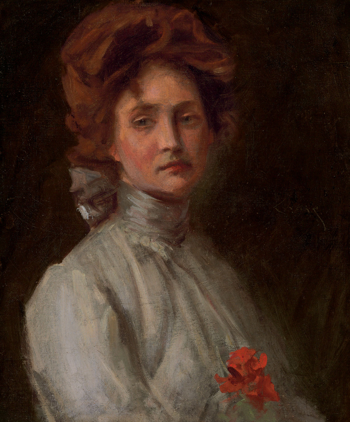 William Merritt Chase — (Без названия) Портрет молодой женщины