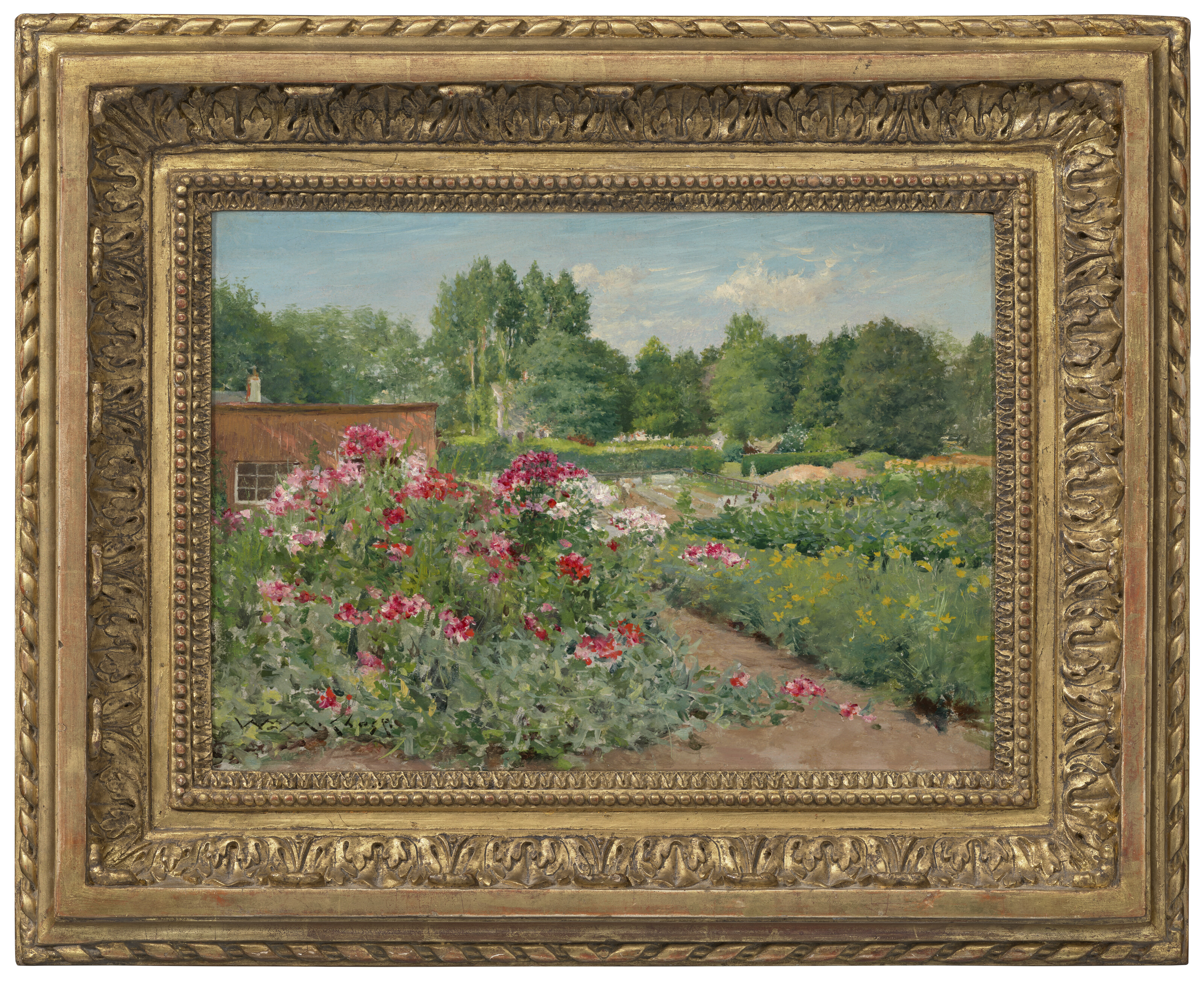 William Merritt Chase — Цветочные клумбы в Центральном парке, изображение 2
