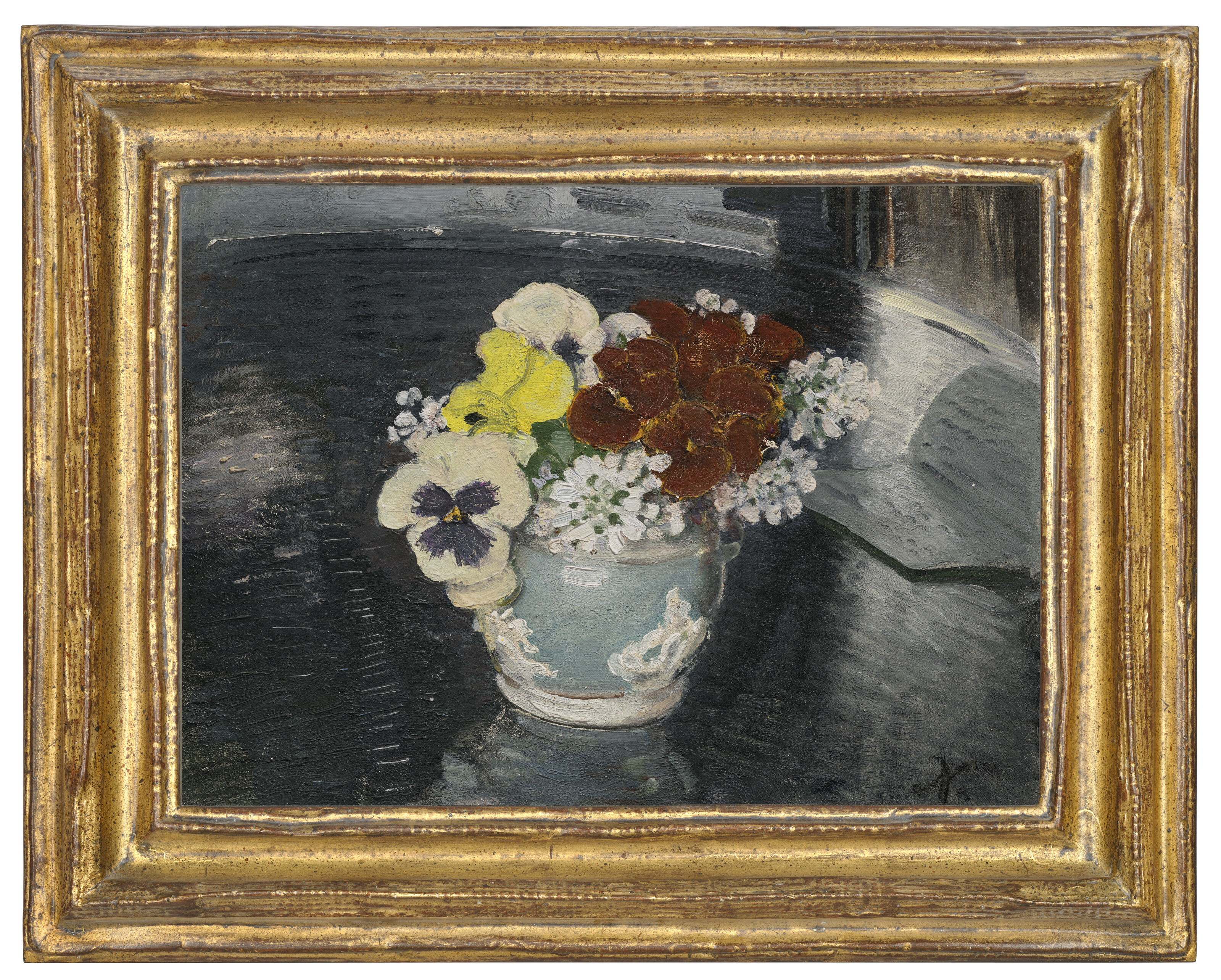 William Nicholson — Анютины глазки и другие цветы, изображение 2
