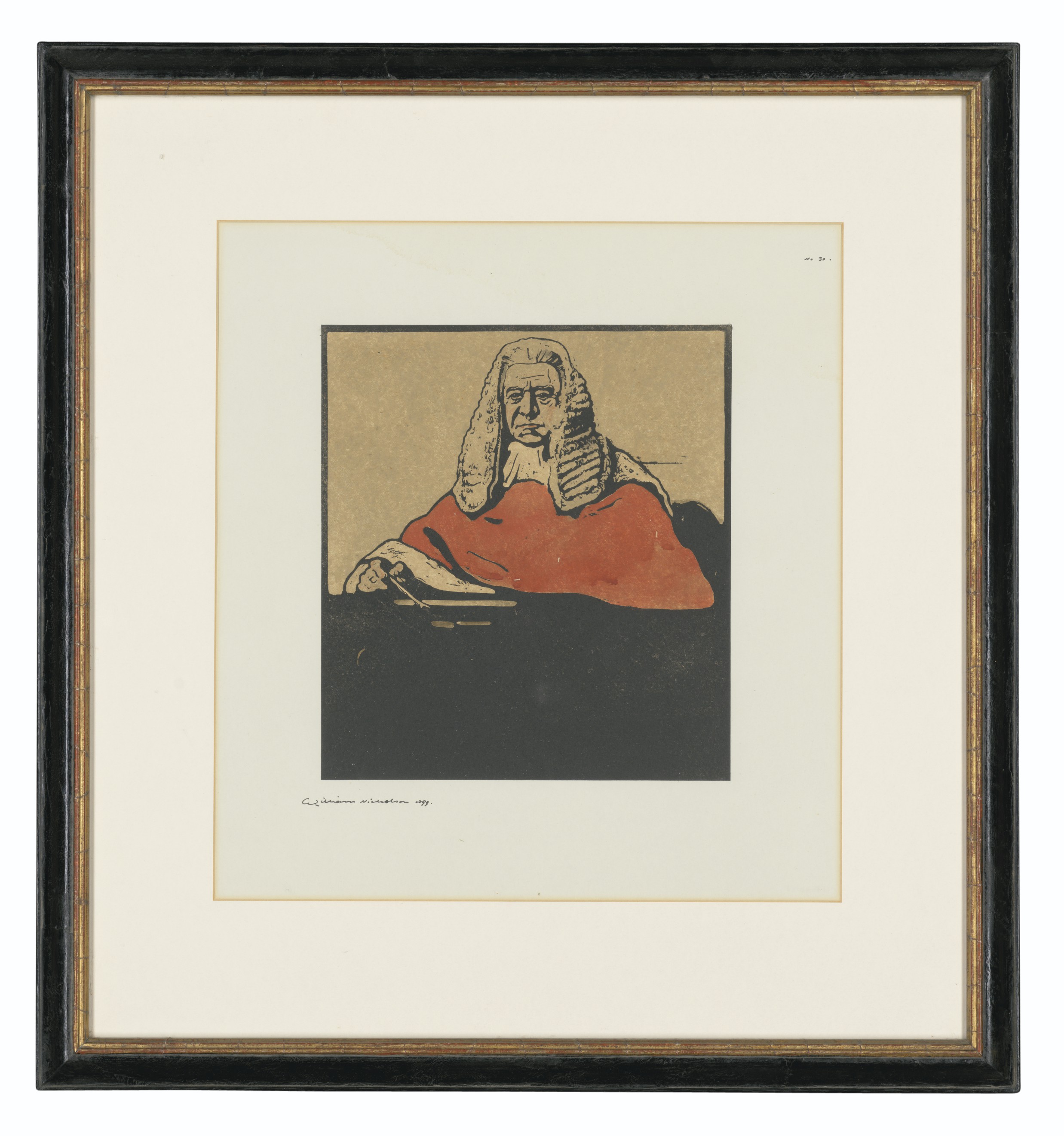 William Nicholson — Семь пластин, из: Двенадцати портретов, изображение 8