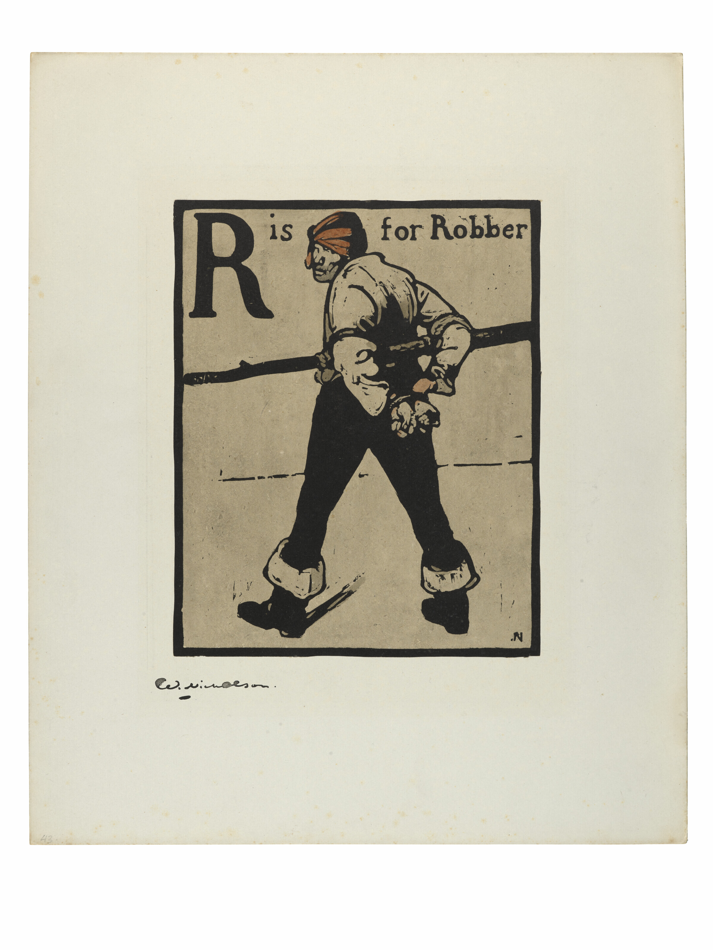 William Nicholson — R означает Грабитель, из алфавита