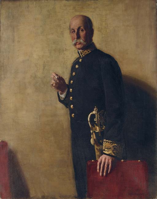 William Nicholson — Портрет Джона Фредерика Саймонса Молодого