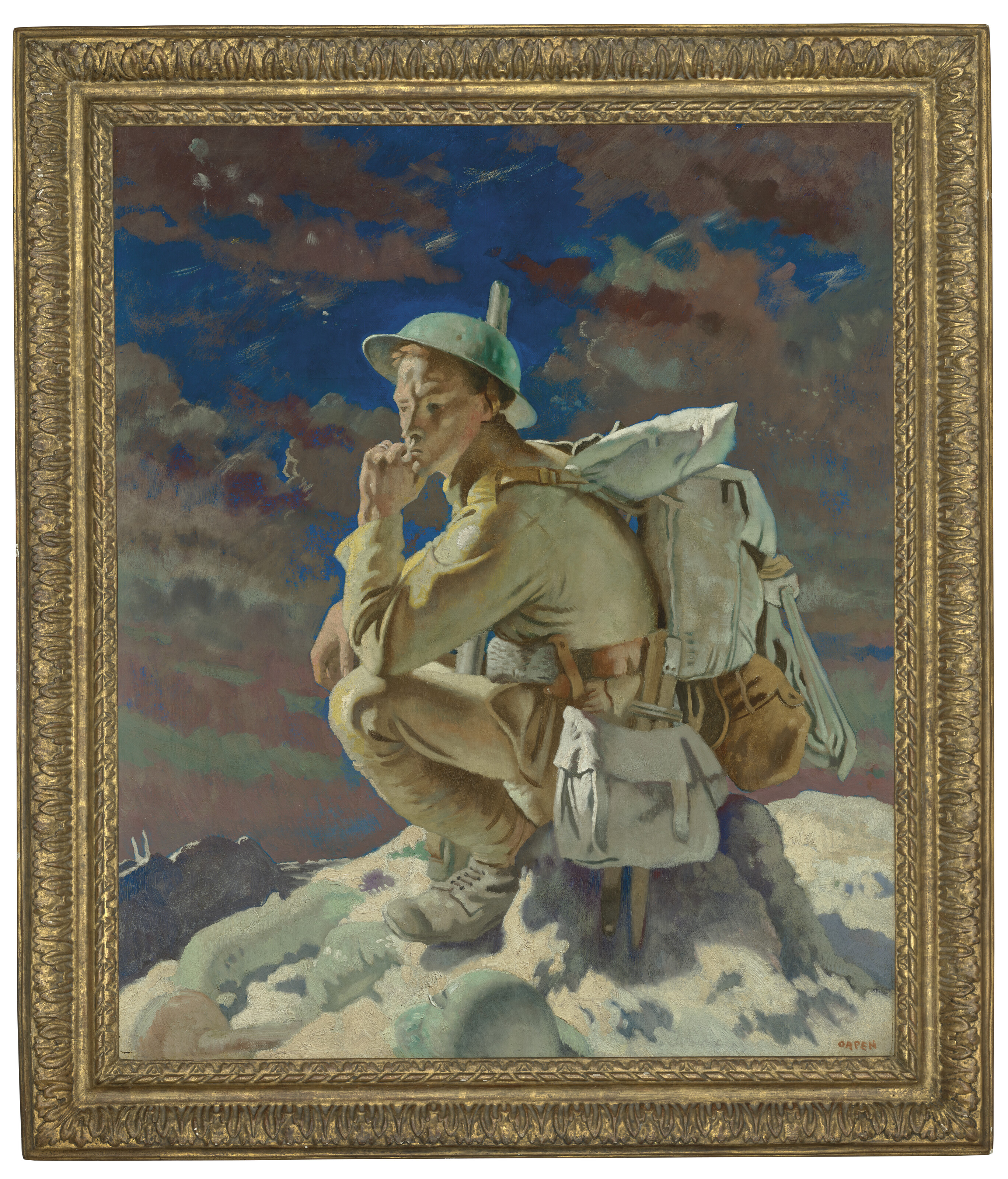 William Orpen — Мыслитель на холме Варленкур, изображение 2