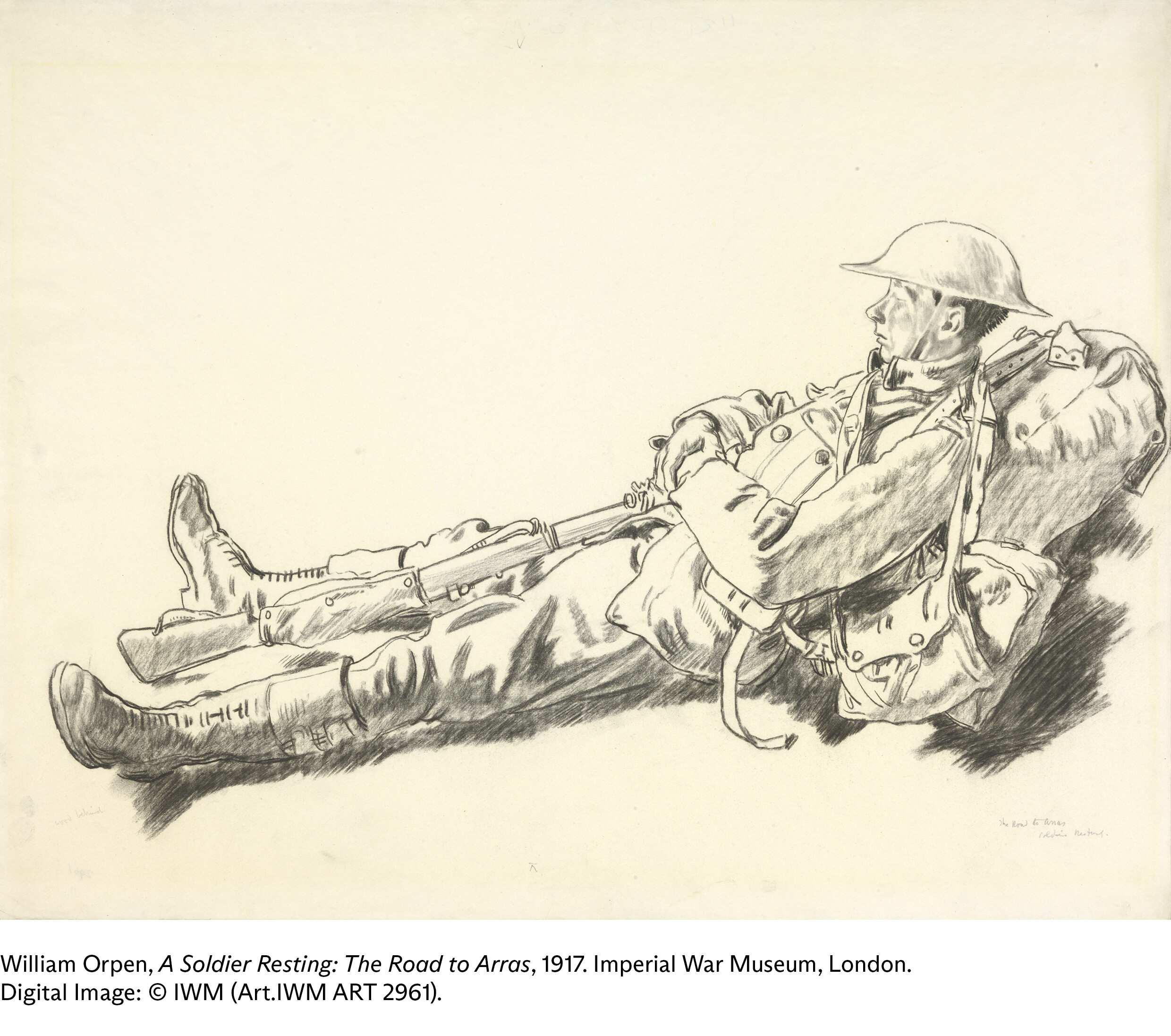 William Orpen — Смена заготовок, Пикардия, изображение 4