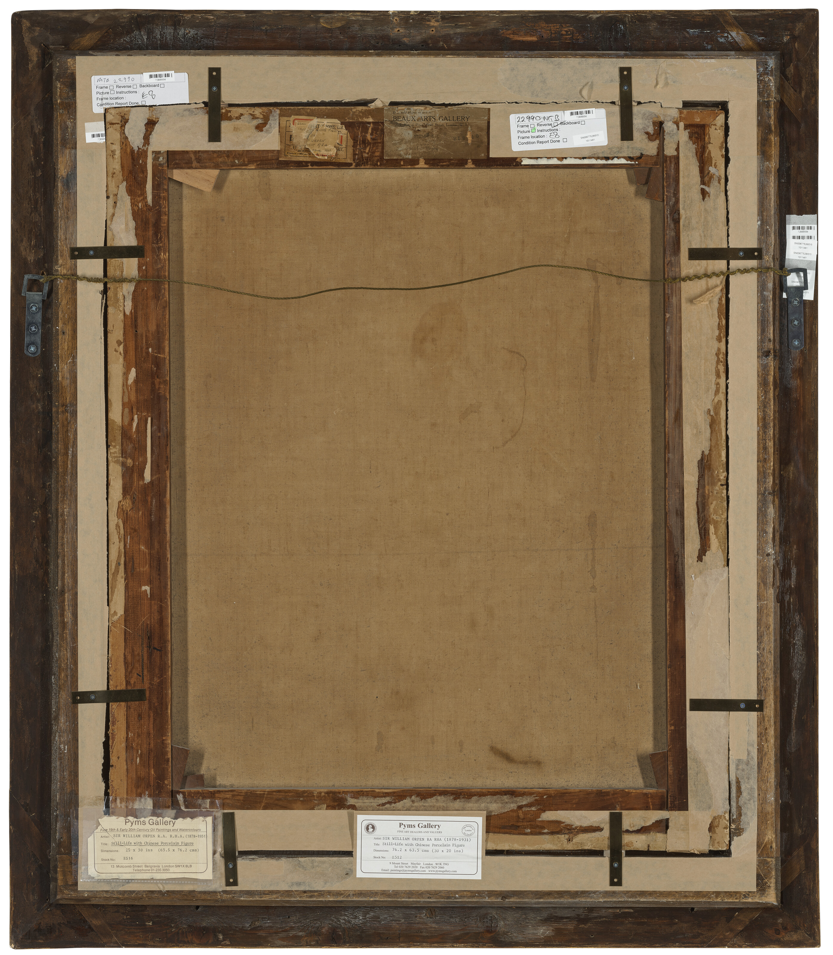 William Orpen — Натюрморт с китайской фарфоровой фигуркой, изображение 3