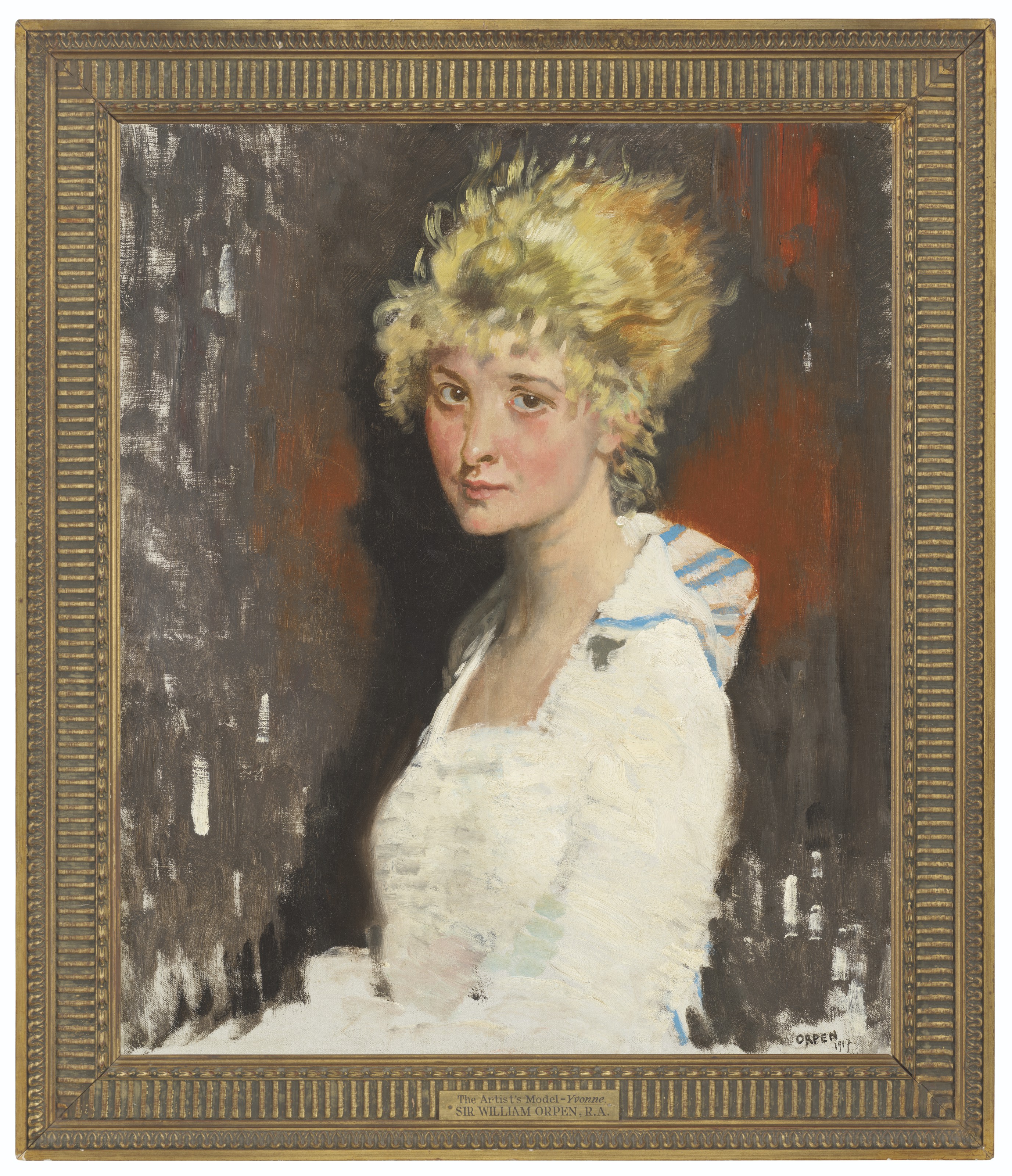 William Orpen — Модель художника, Ивонна, изображение 2