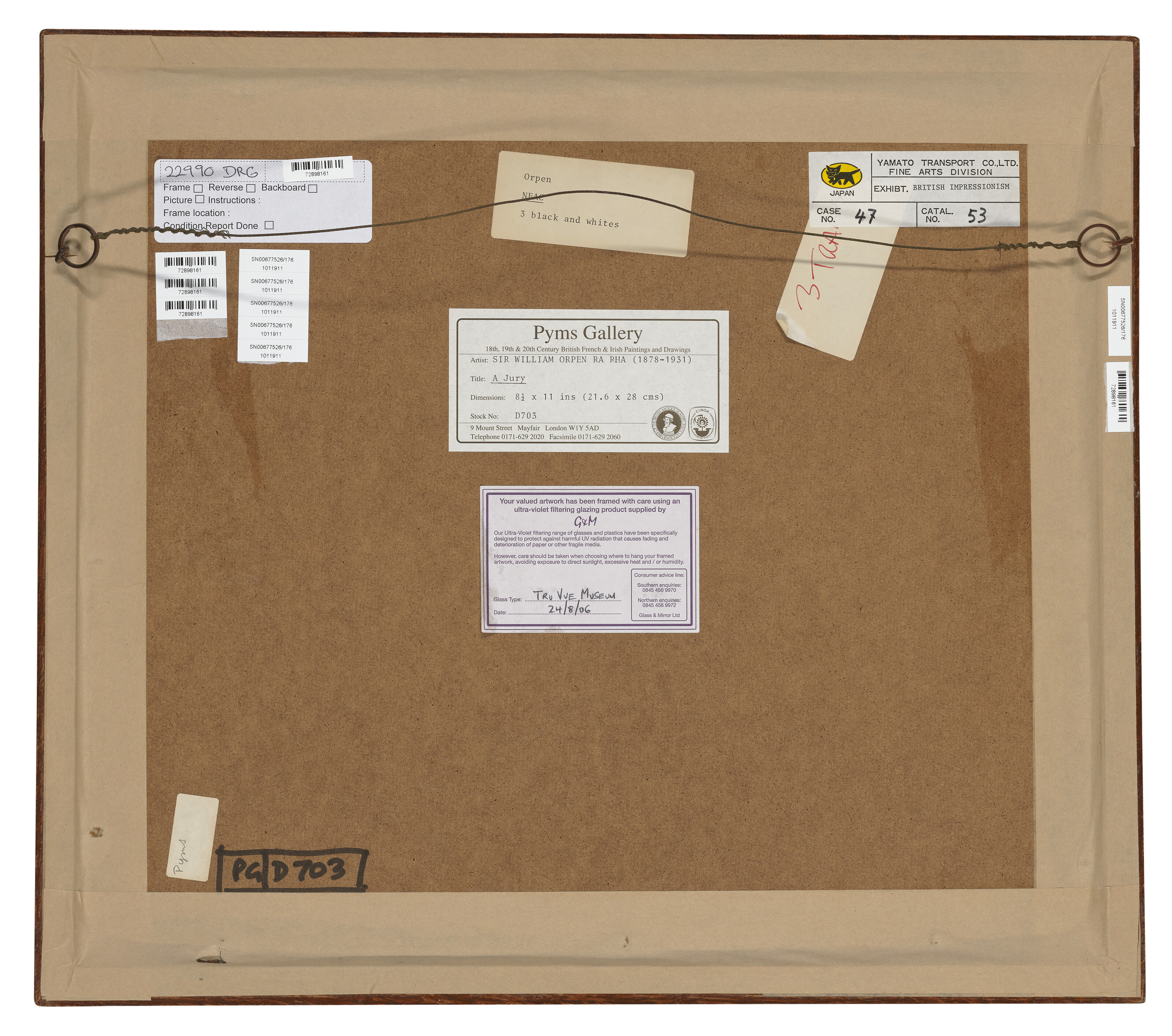 William Orpen — Отбирающее жюри Клуба нового английского искусства, изображение 3