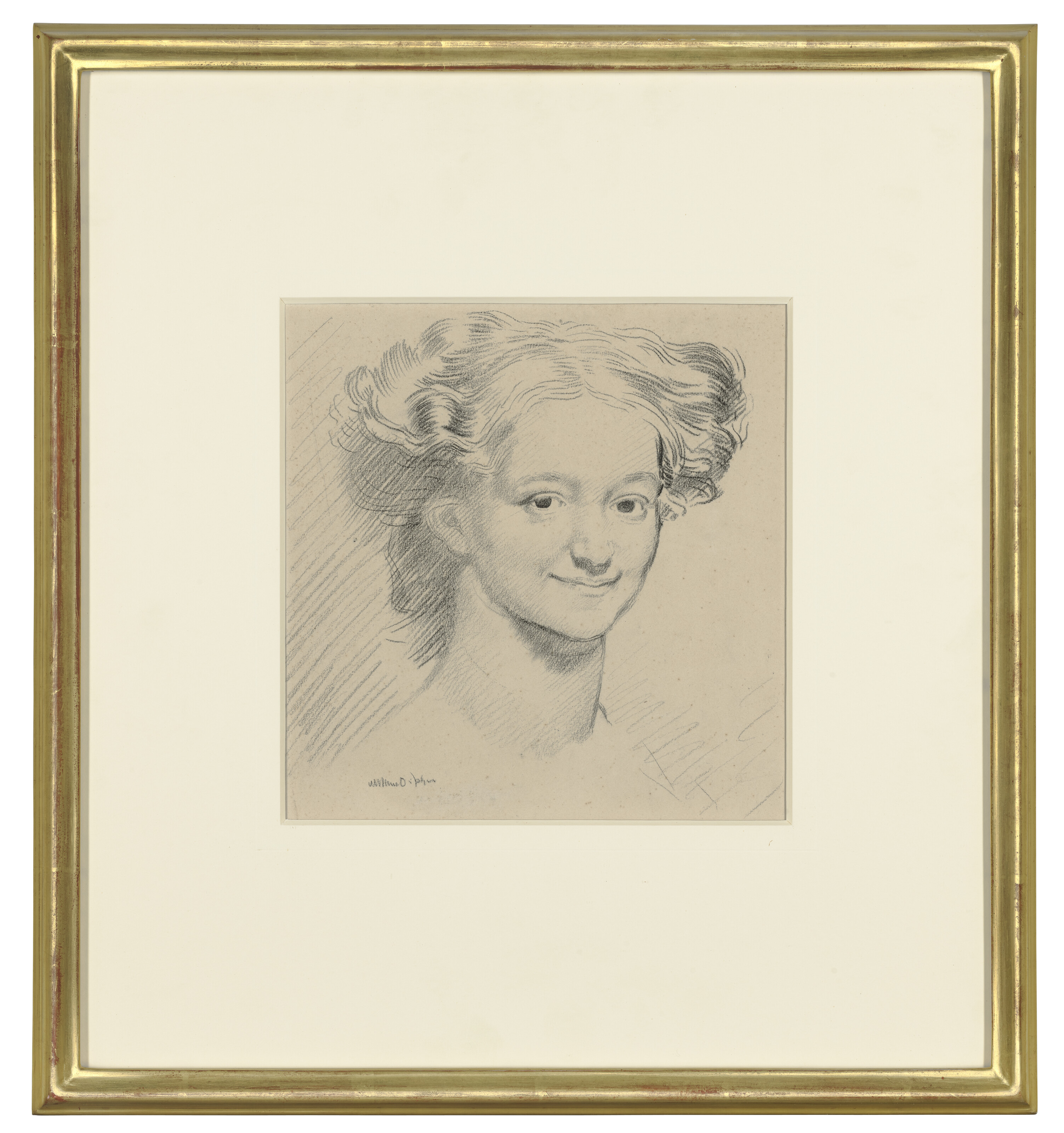 William Orpen — Портрет Грейс Гиффорд - исследование для "Молодой Ирландии", изображение 2