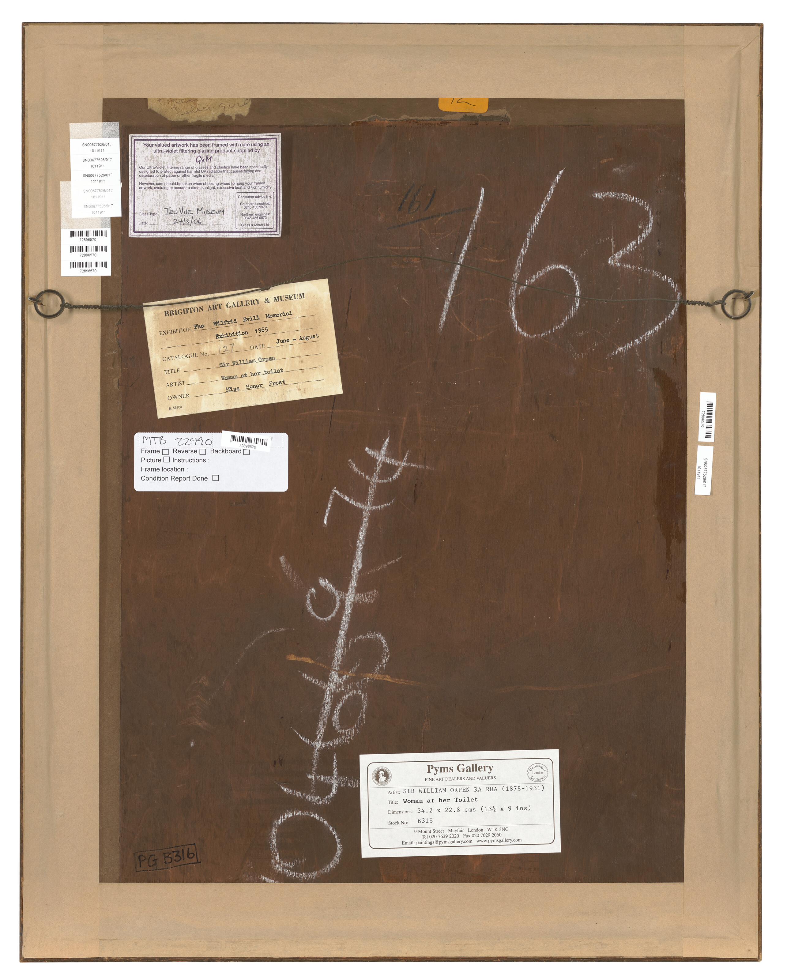 William Orpen — Женщина за своим туалетом, изображение 3