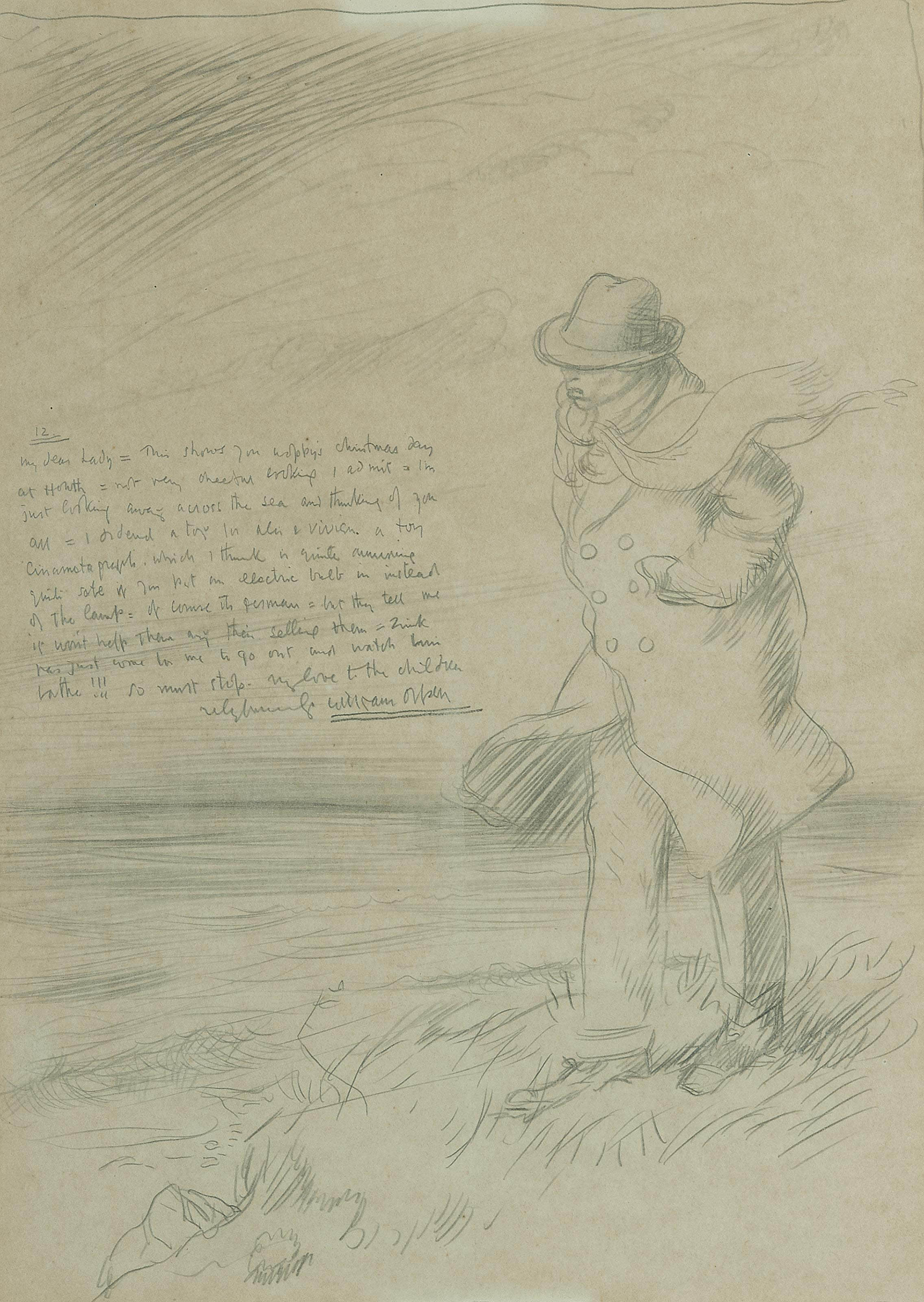 William Orpen — Рождество в Хоуте