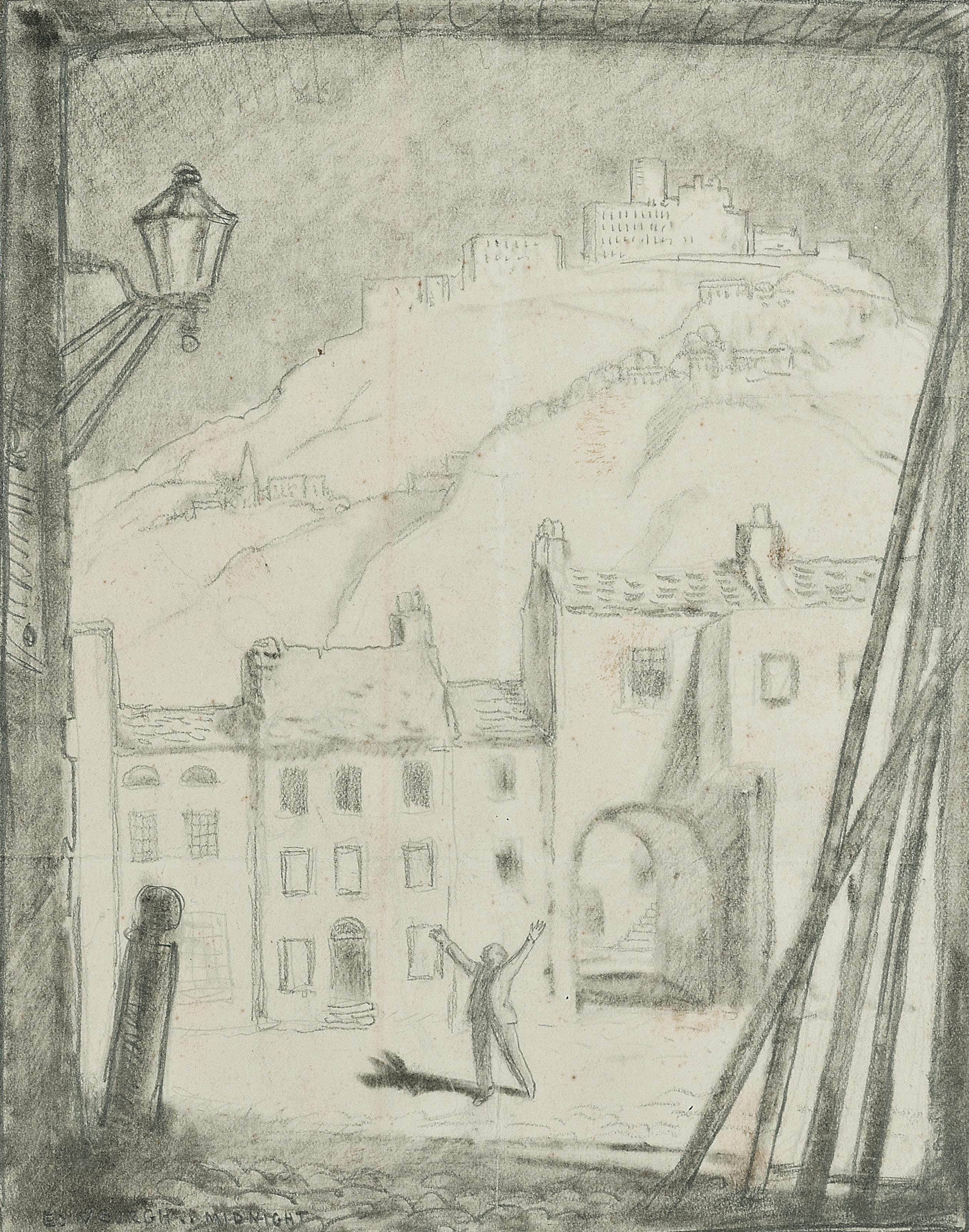 William Orpen — Эдинбург, полночь