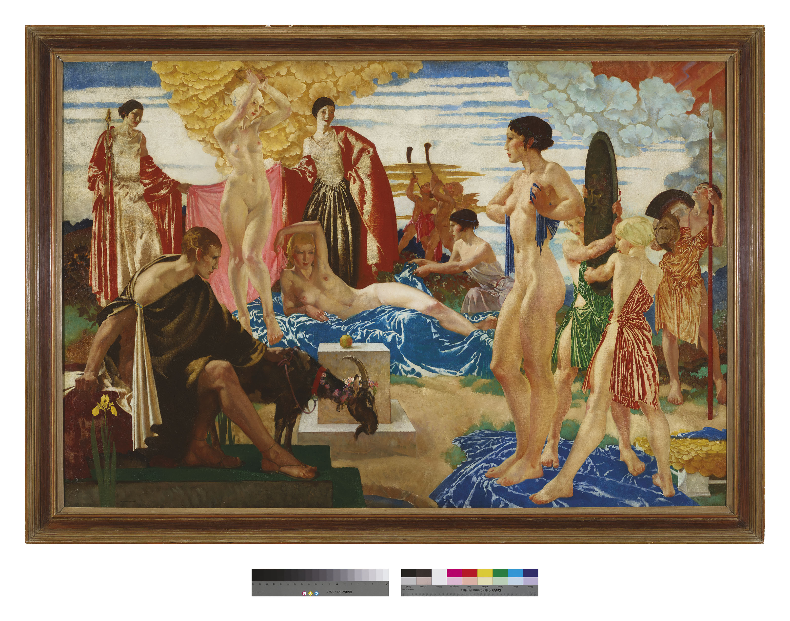William Russell Flint — Приговор Парижа, изображение 4