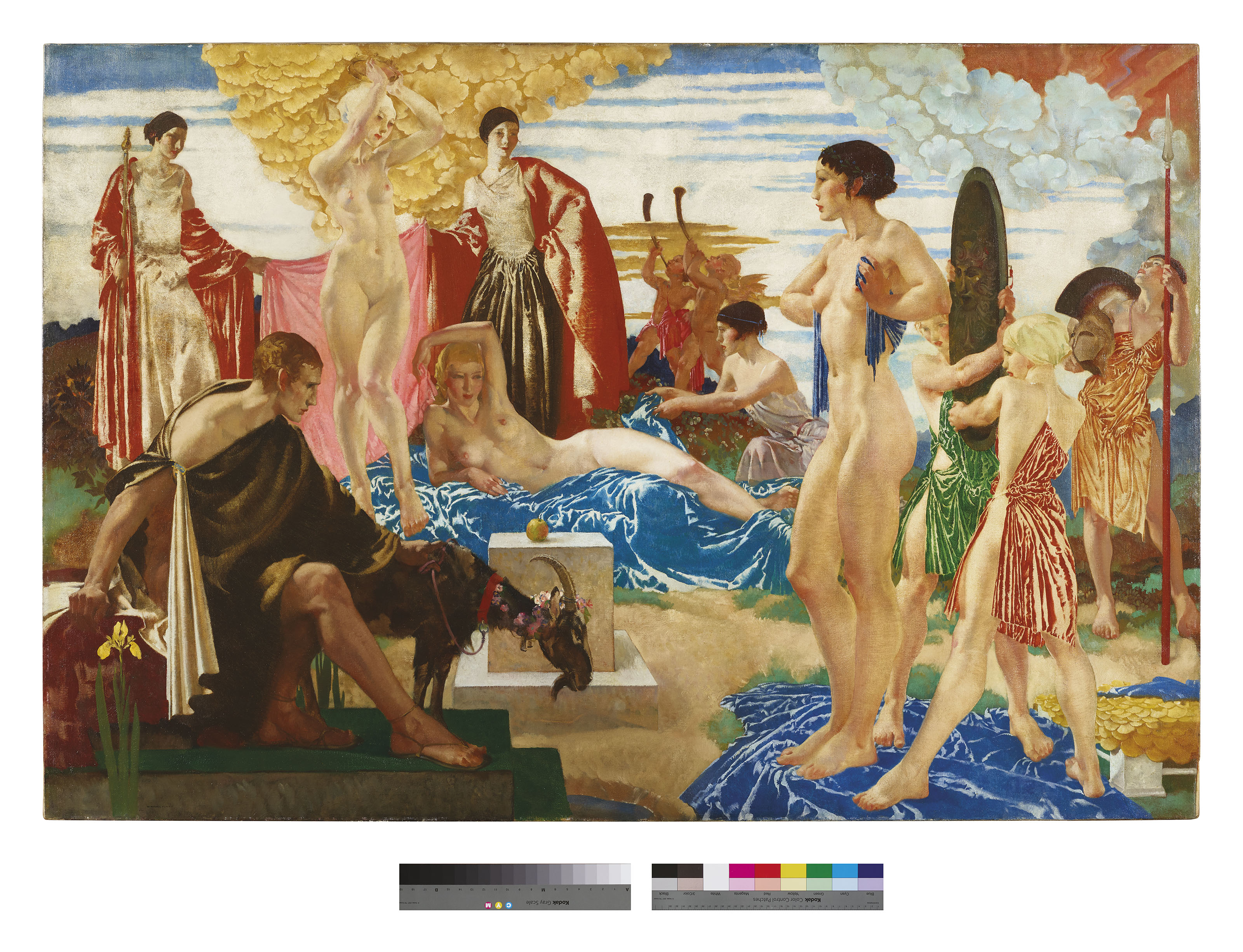 William Russell Flint — Приговор Парижа, изображение 6