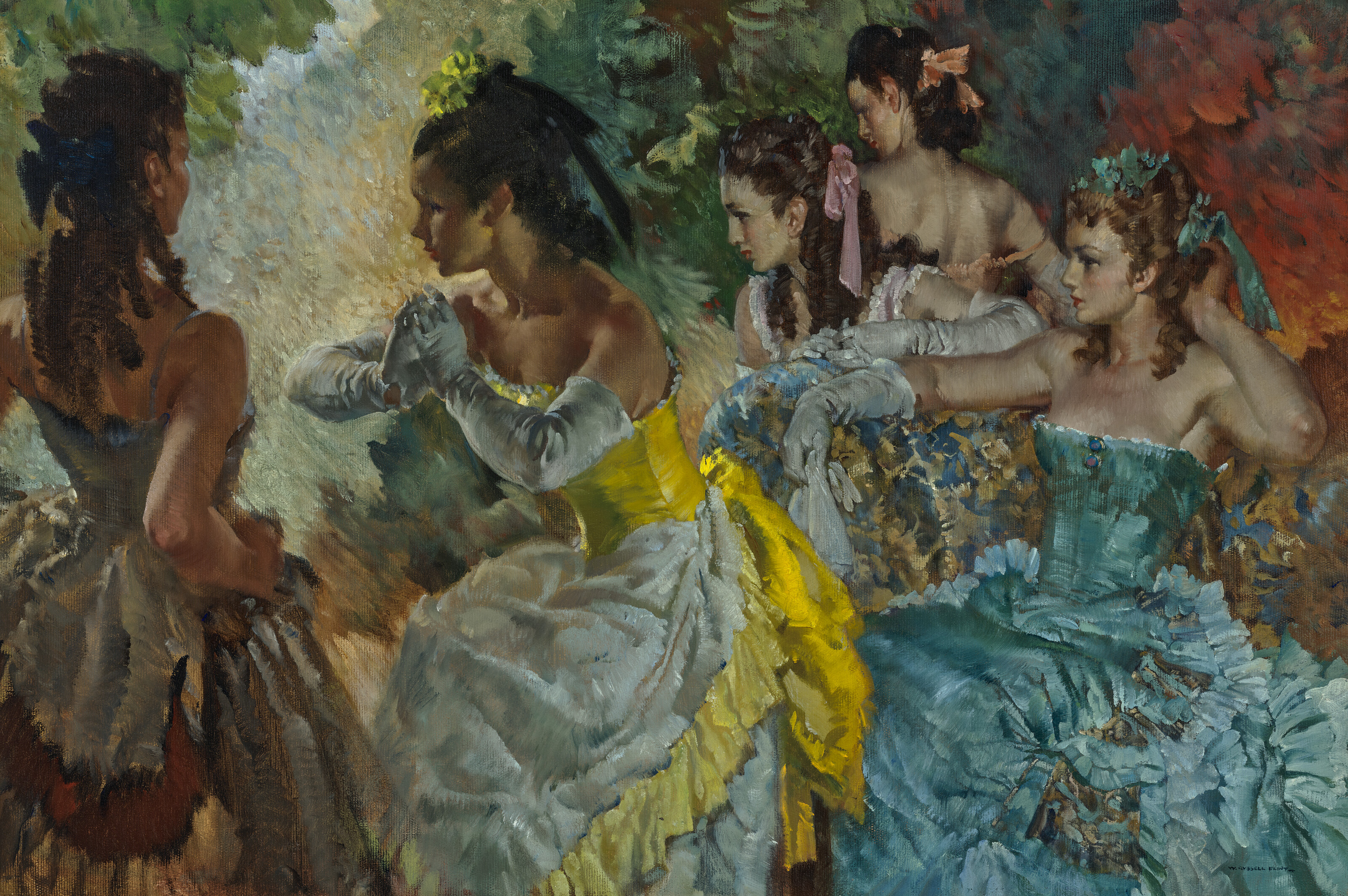 William Russell Flint — Дамы из ансамбля