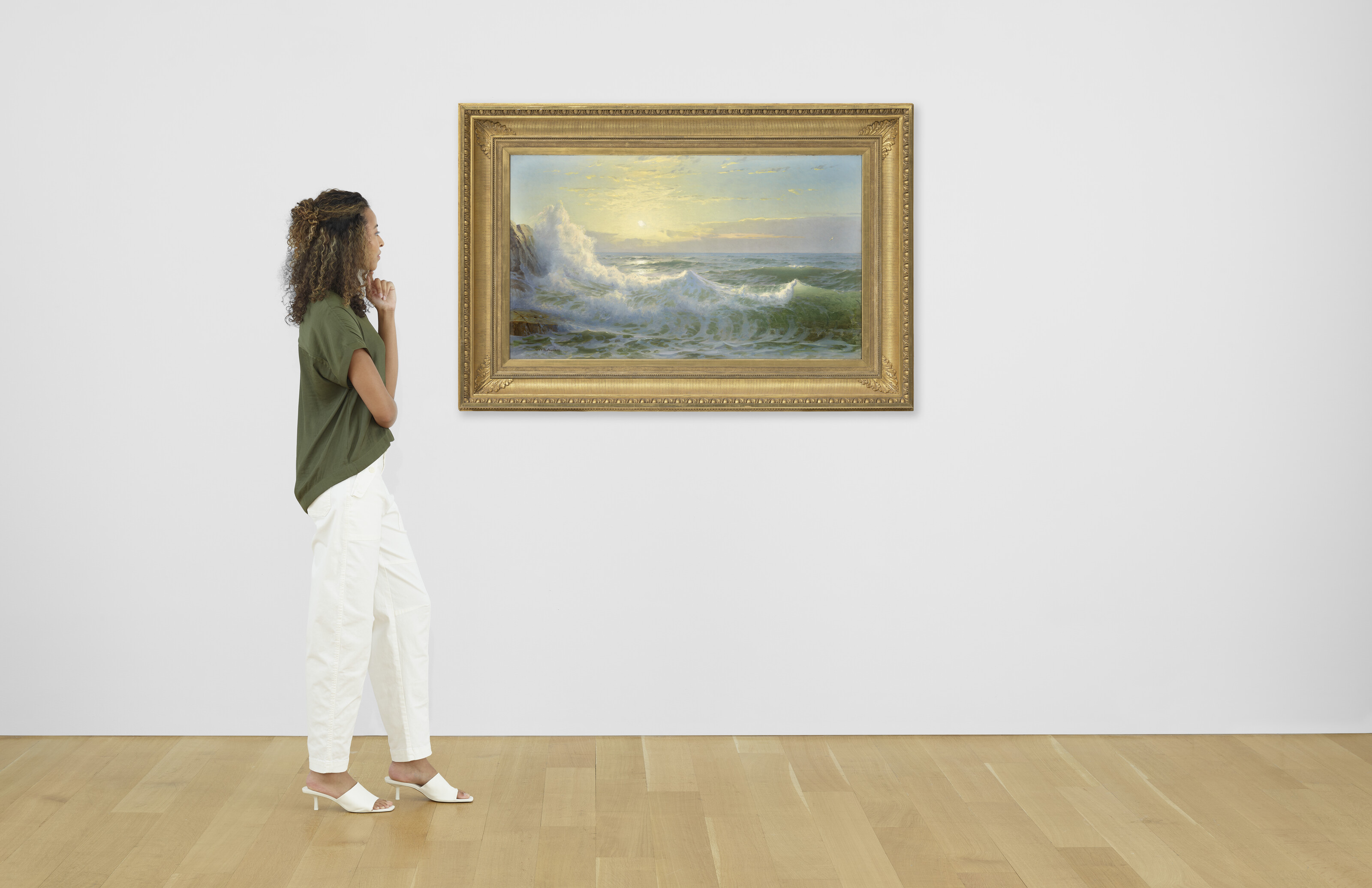 William Trost Richards — Залитые солнцем волны, изображение 4