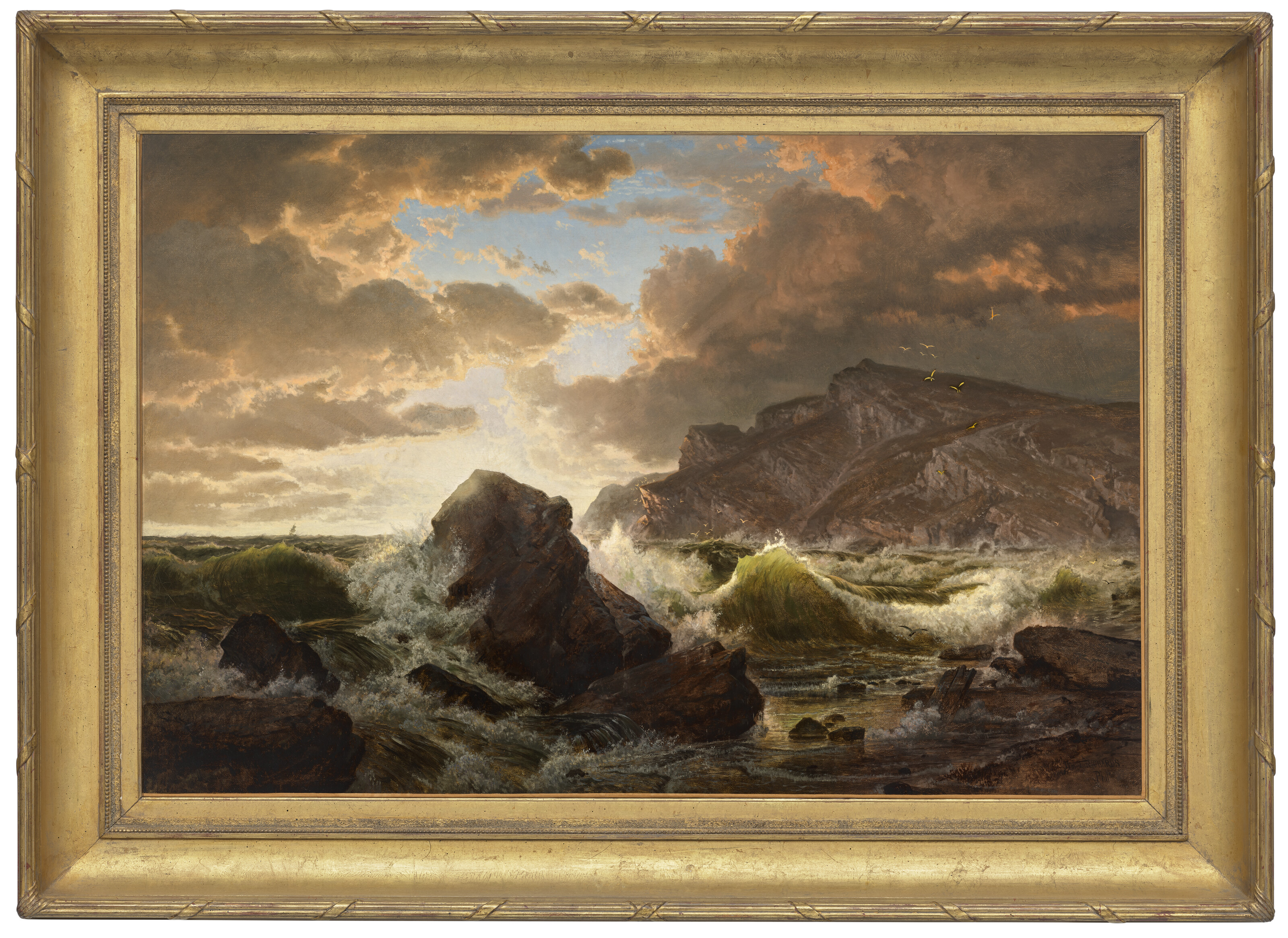 William Trost Richards — Прибрежный пейзаж, изображение 2