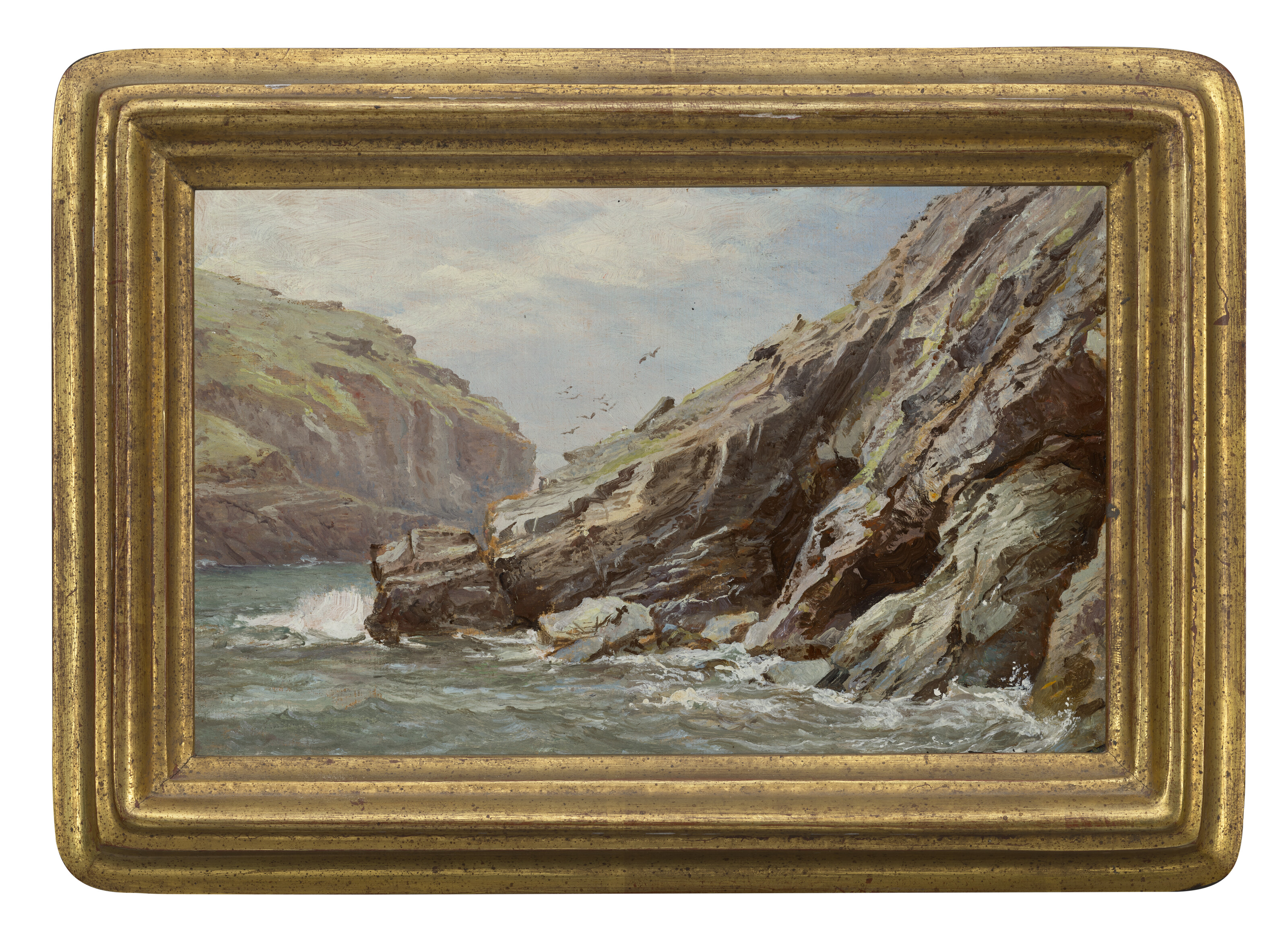 William Trost Richards — Прибрежные сцены : Группа из трех работ, изображение 3