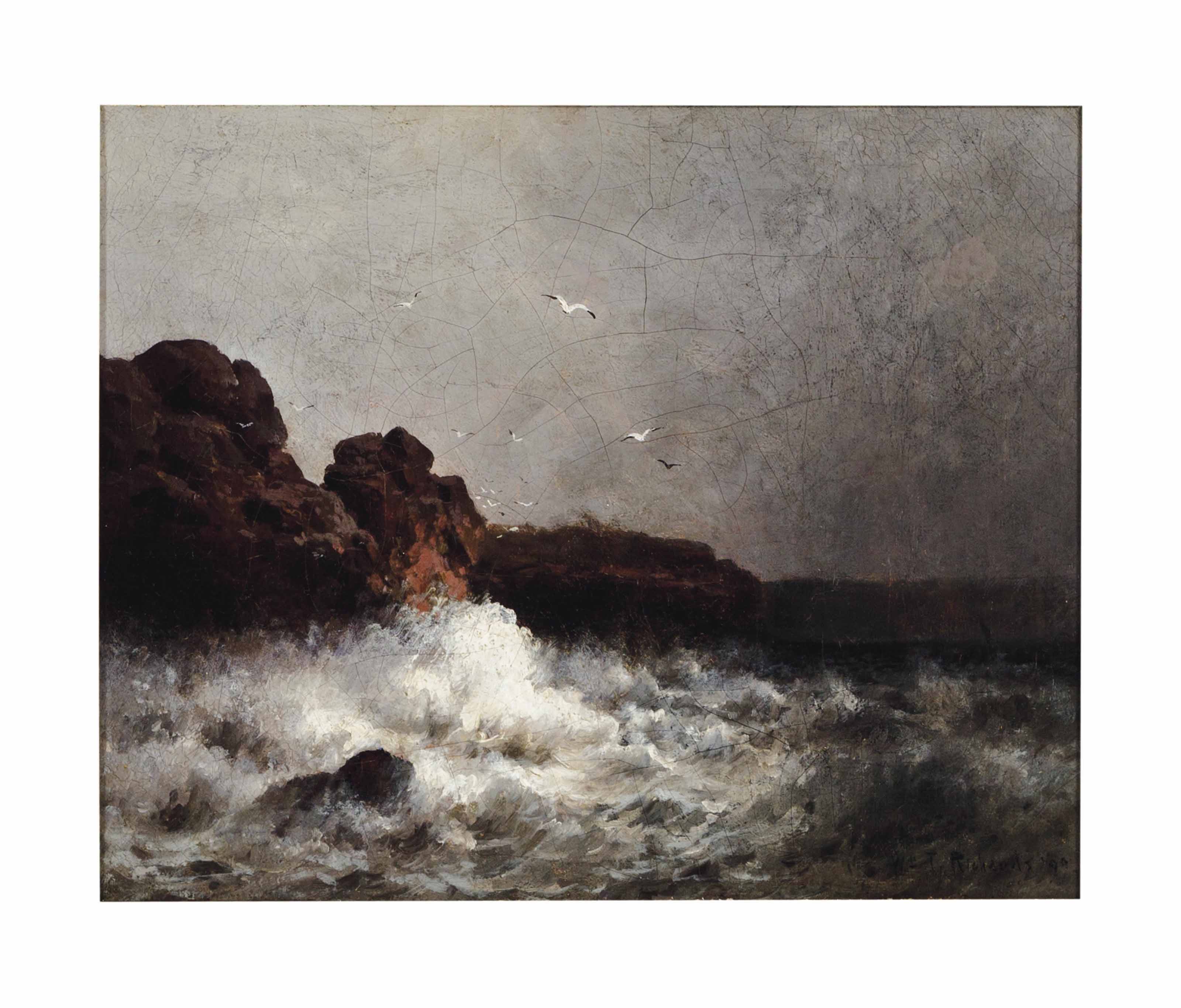 William Trost Richards — Птицы над бурными морями