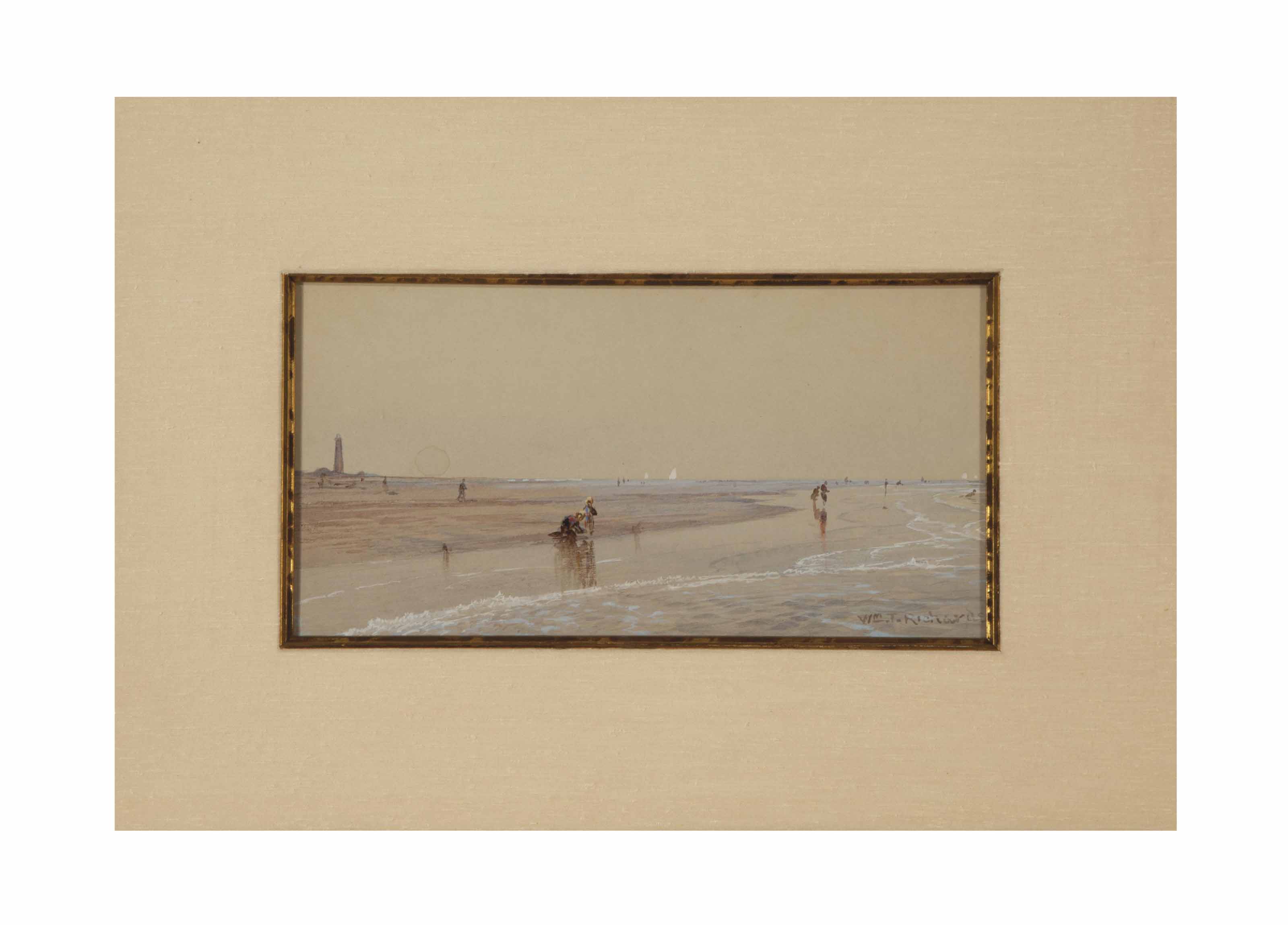 William Trost Richards — Без названия (Приморский пейзаж)