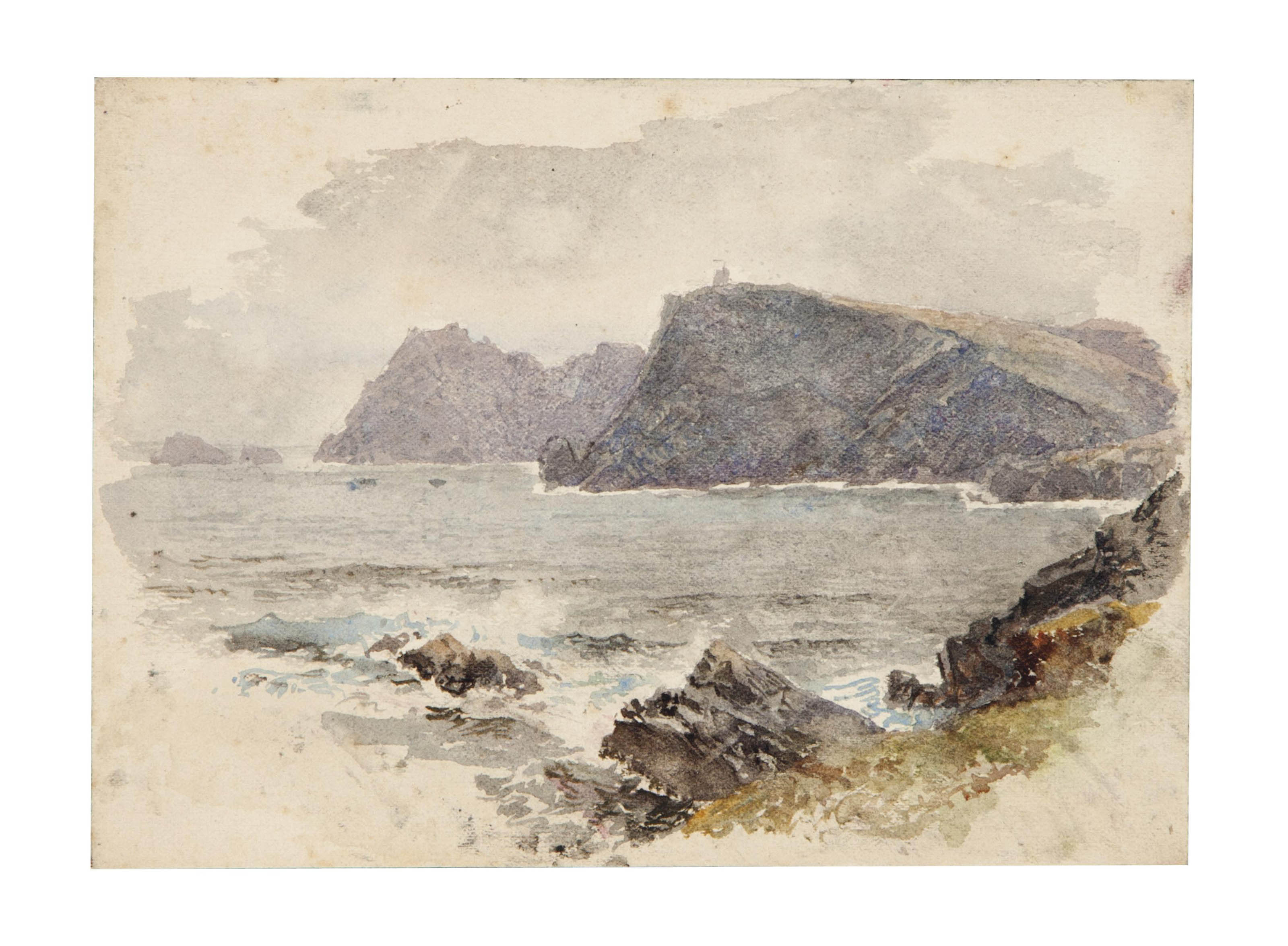 William Trost Richards — Глен-Хед, графство Донегол, Ирландия
