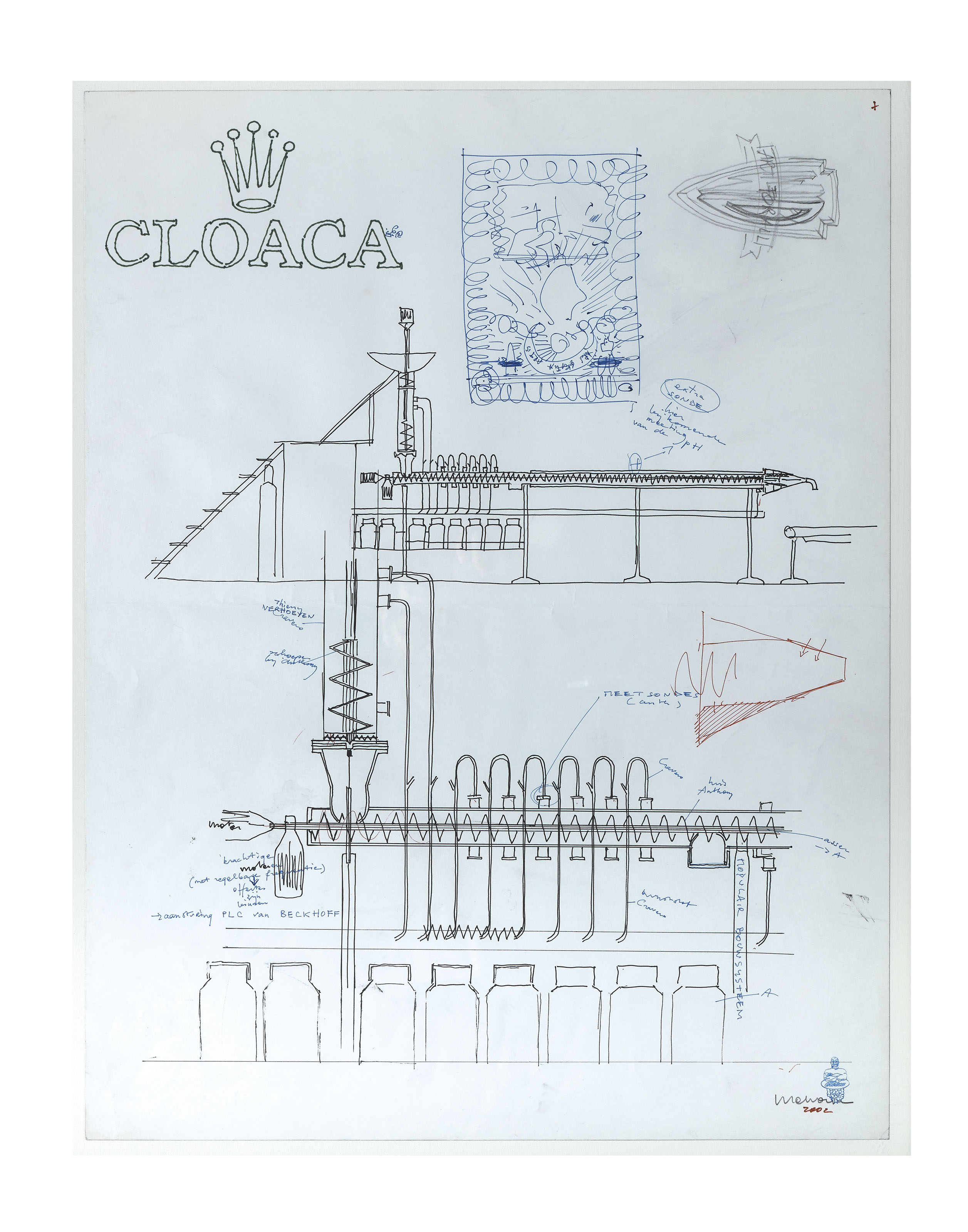 Wim Delvoye — Исследование №167 (исследование клоаки)