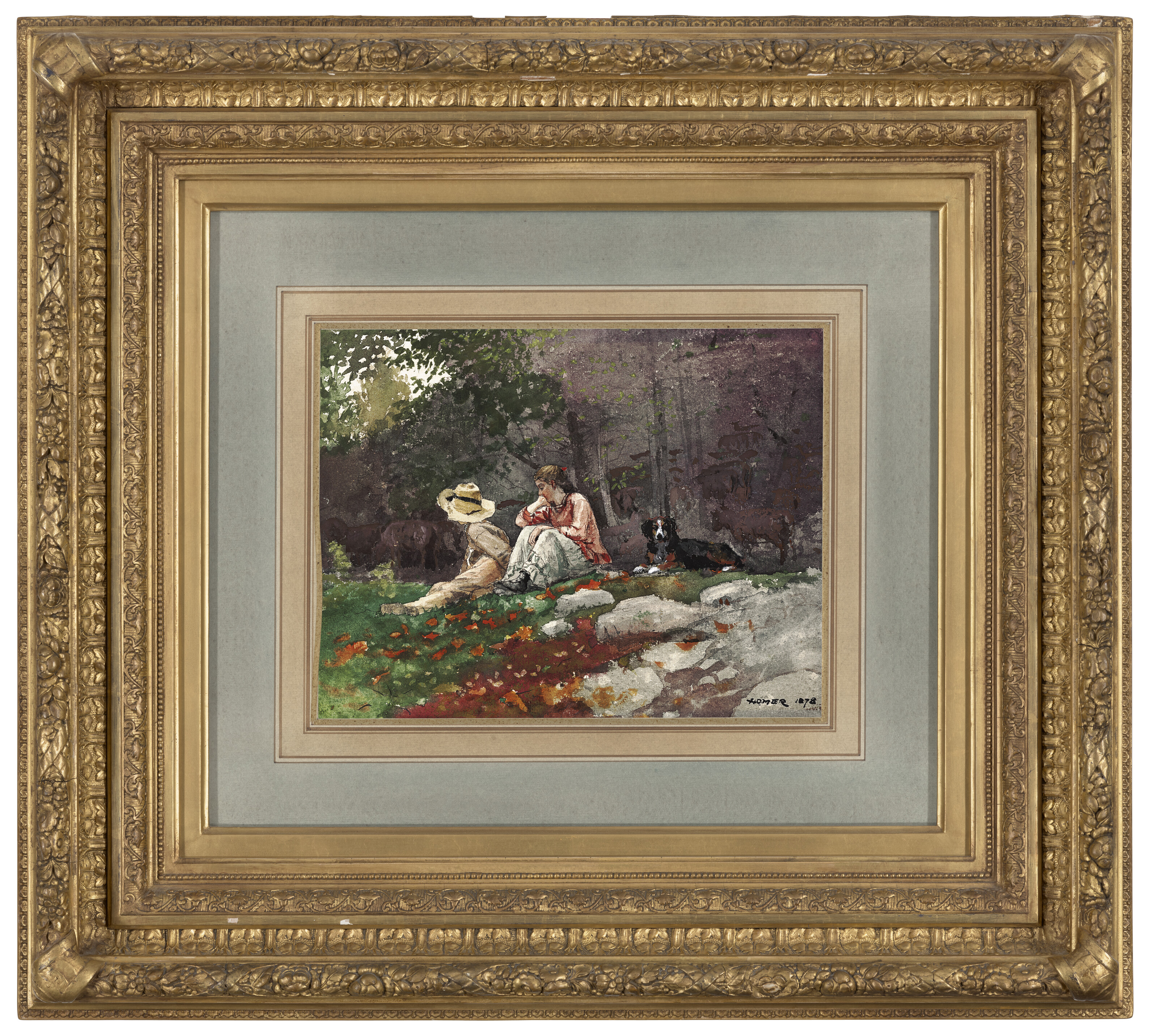 Winslow Homer — Стадо овец на ферме Хоутон, изображение 2