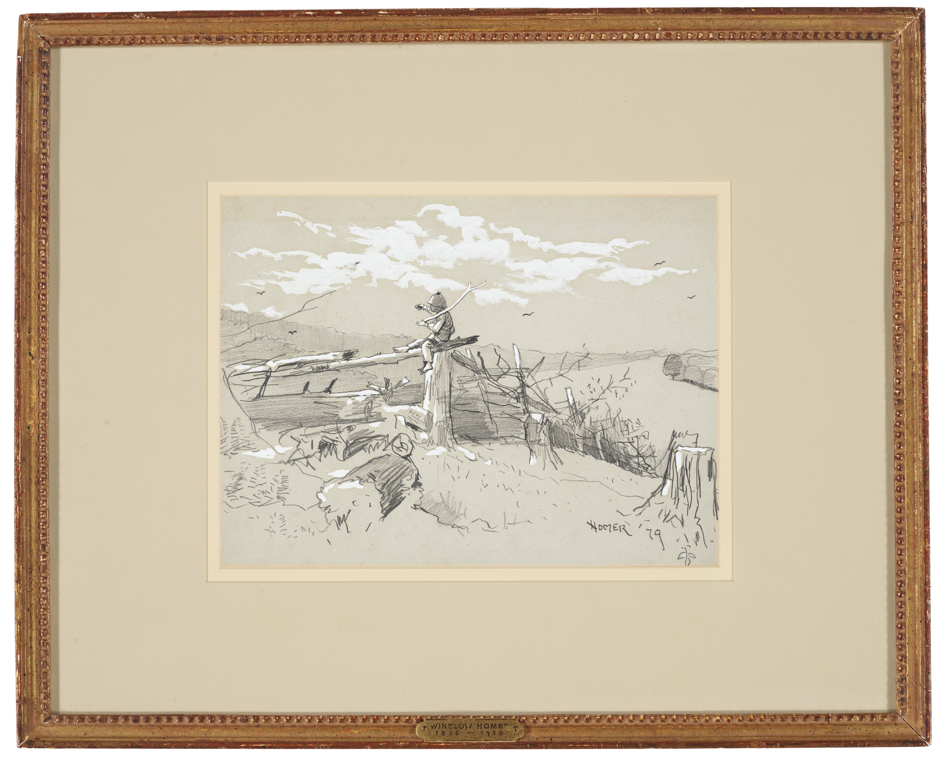 Winslow Homer — Мальчик с палкой, изображение 2