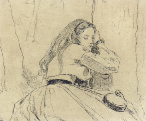 Winslow Homer — Портрет Элизабет Грант