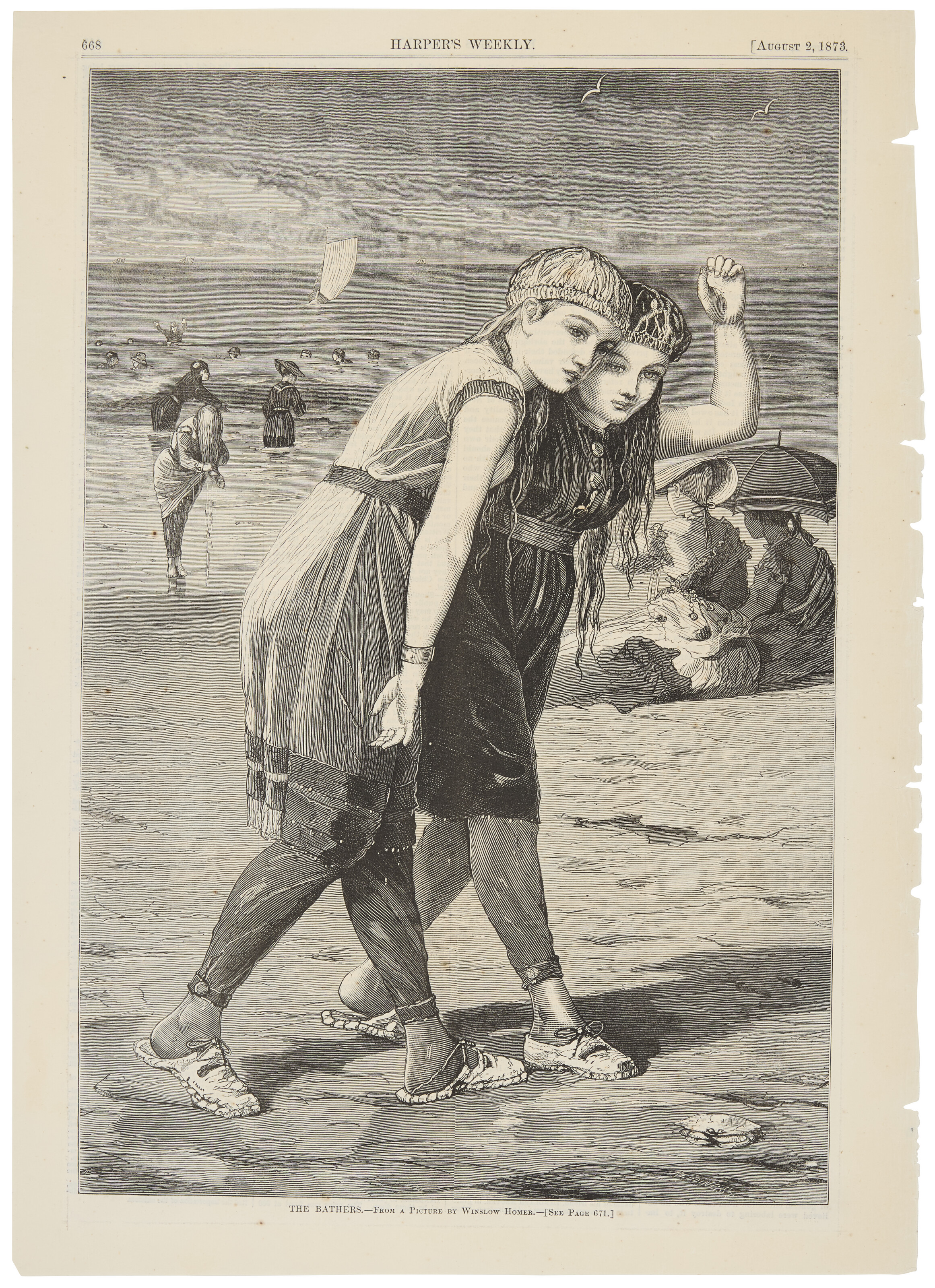 Winslow Homer — Две гравюры художника