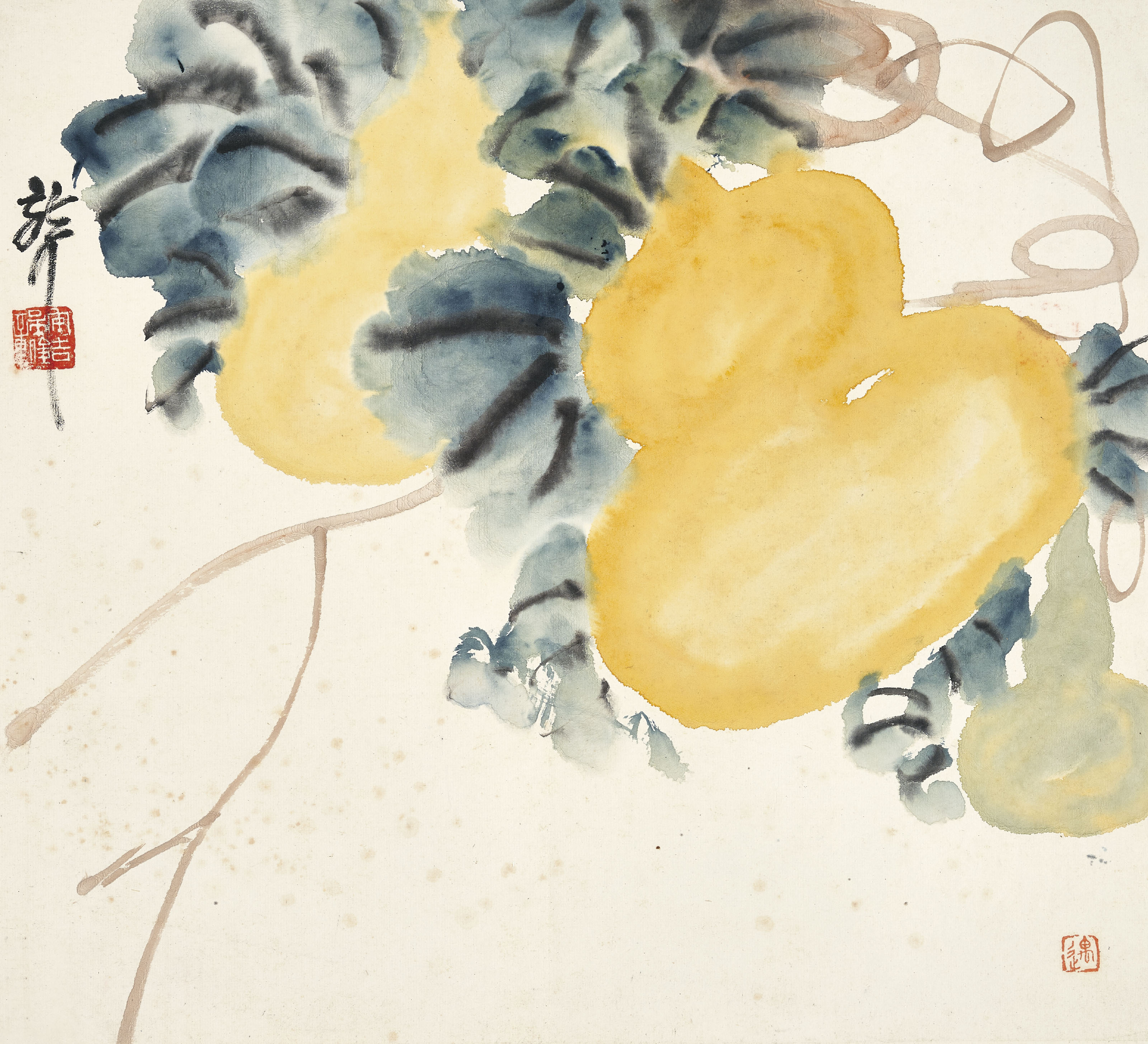 Wu Changshuo — Альбом с цветами, овощами и предметами, изображение 12