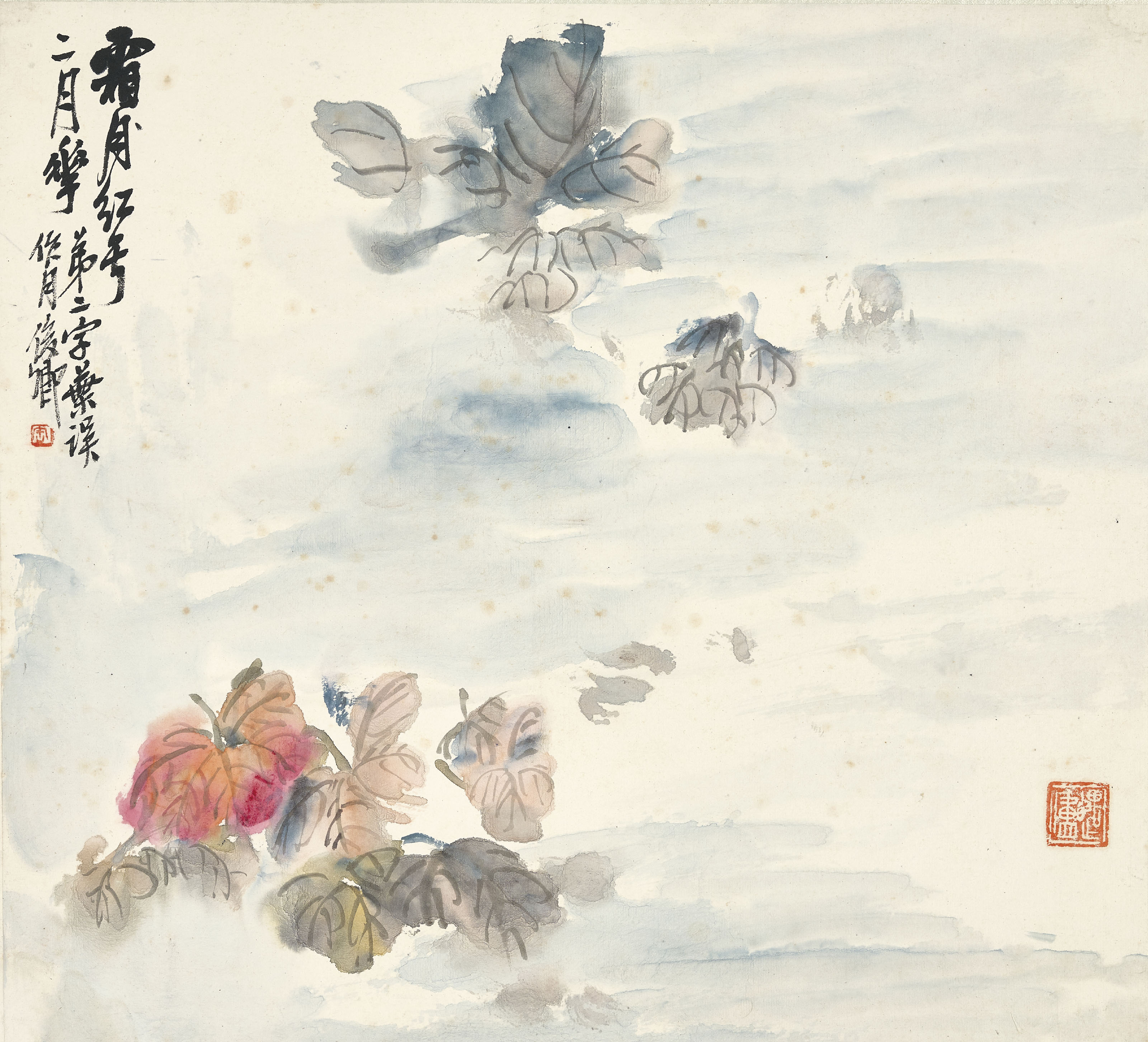 Wu Changshuo — Альбом с цветами, овощами и предметами, изображение 3