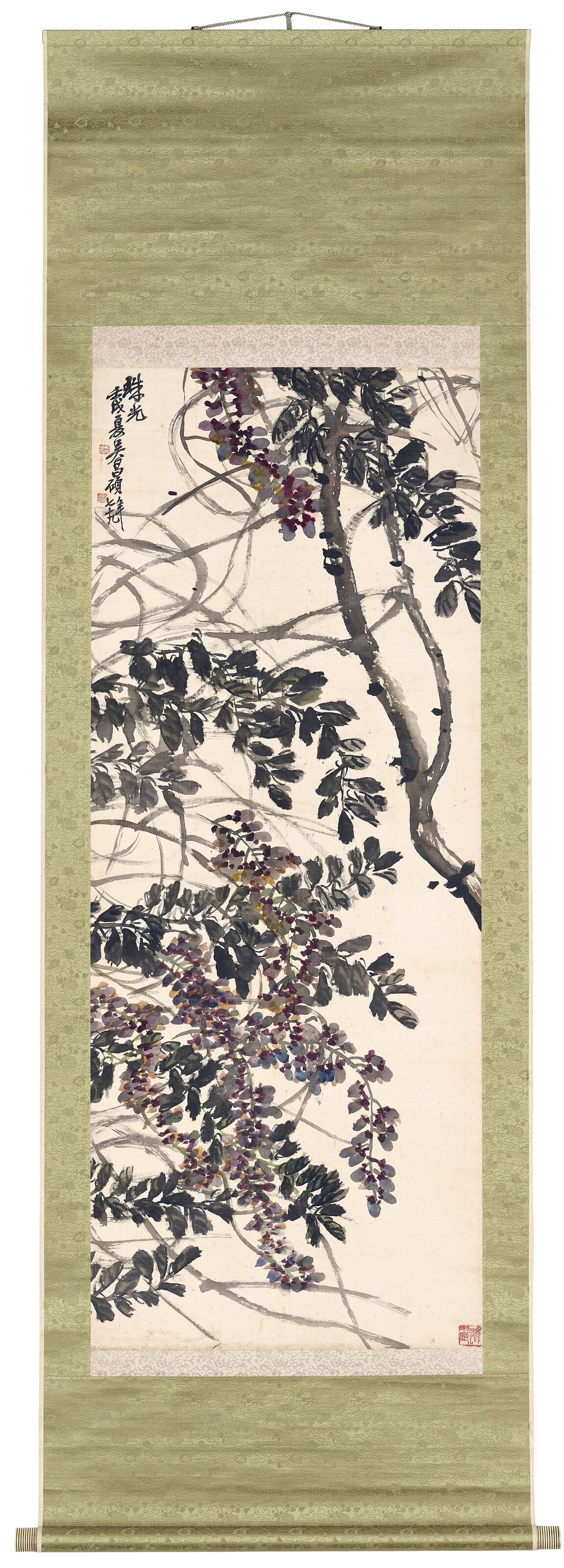 Wu Changshuo — Глициния, изображение 2