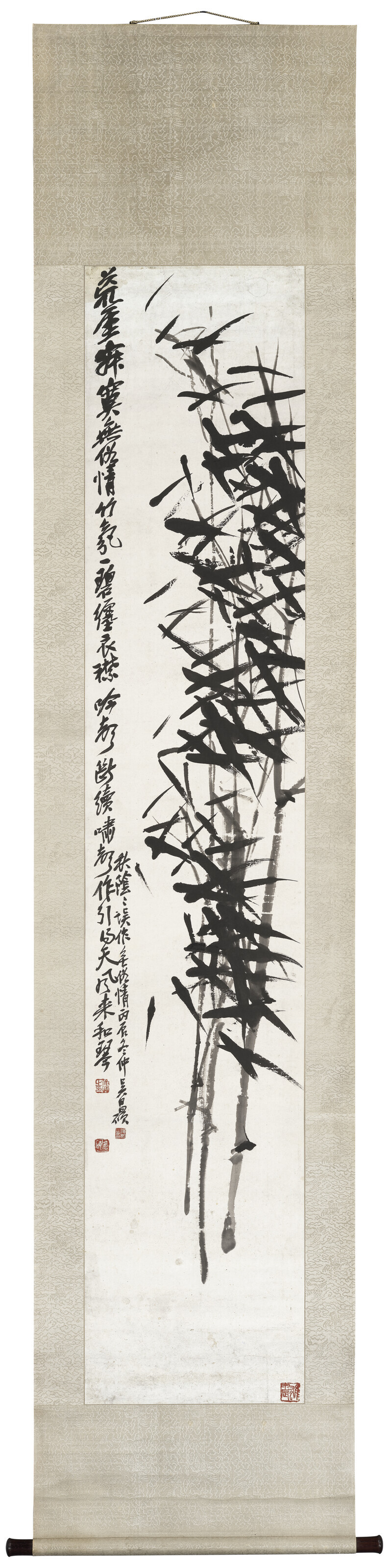 Wu Changshuo — Чернильный бамбук, изображение 2