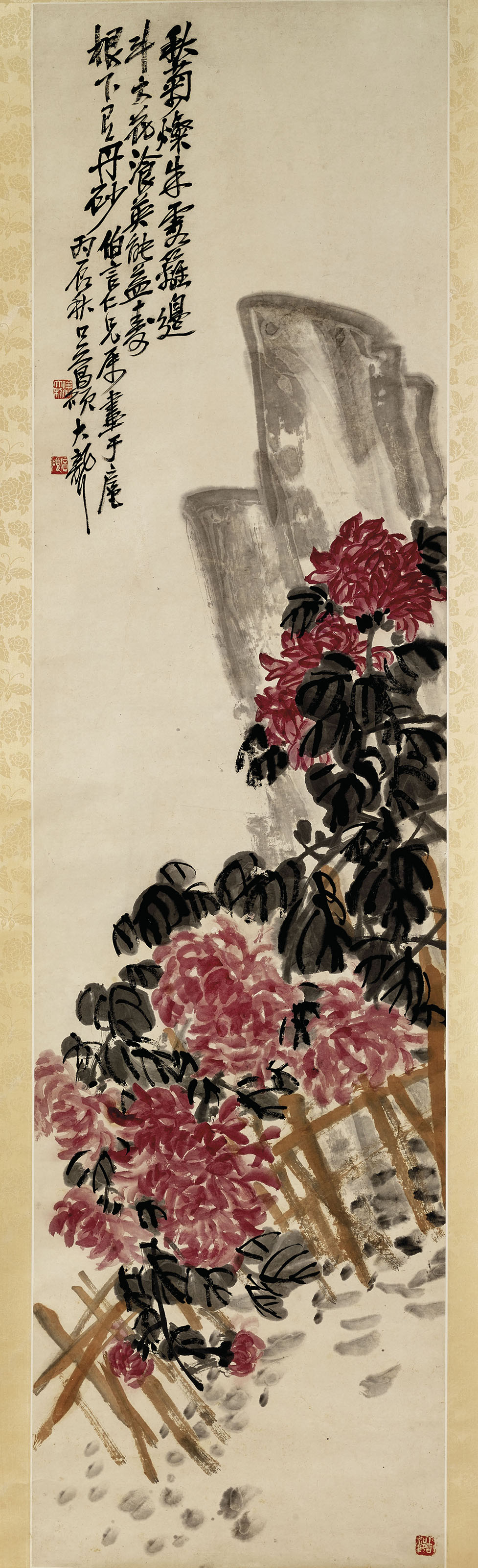 Wu Changshuo — Хризантемы