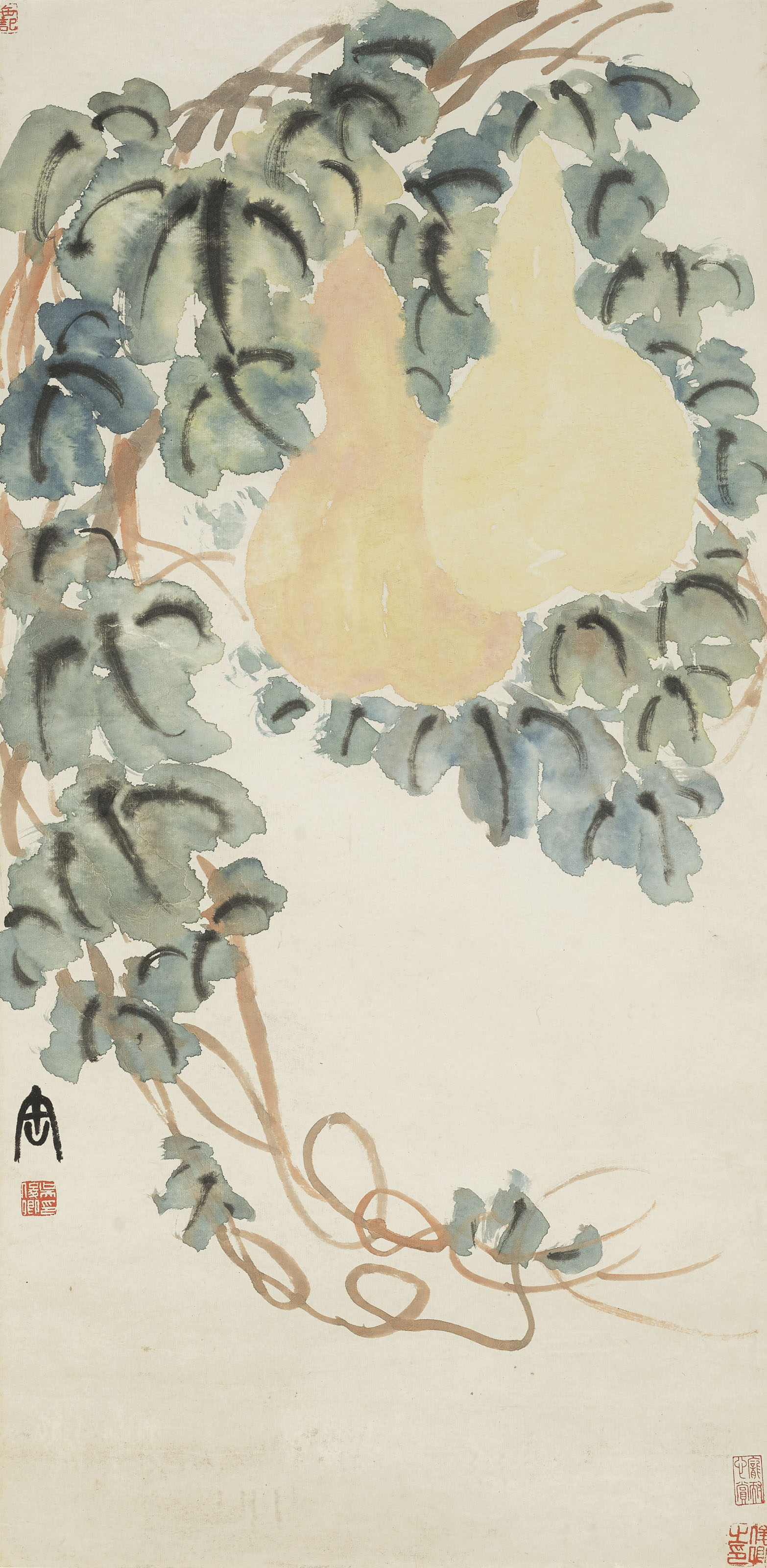Wu Changshuo — ДВОЙНЫЕ ТЫКВЫ