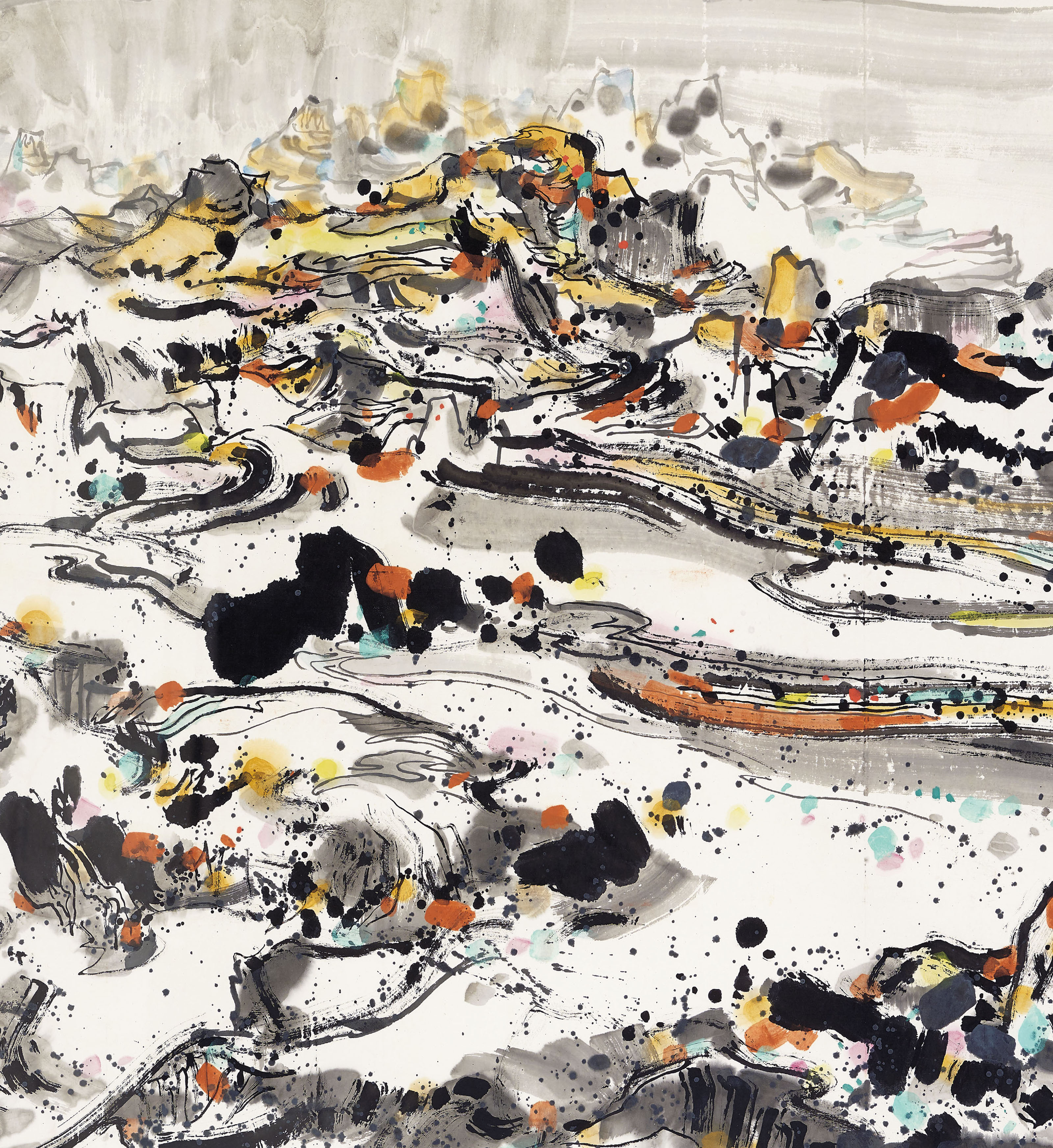 Wu Guanzhong — Большой каньон, изображение 2